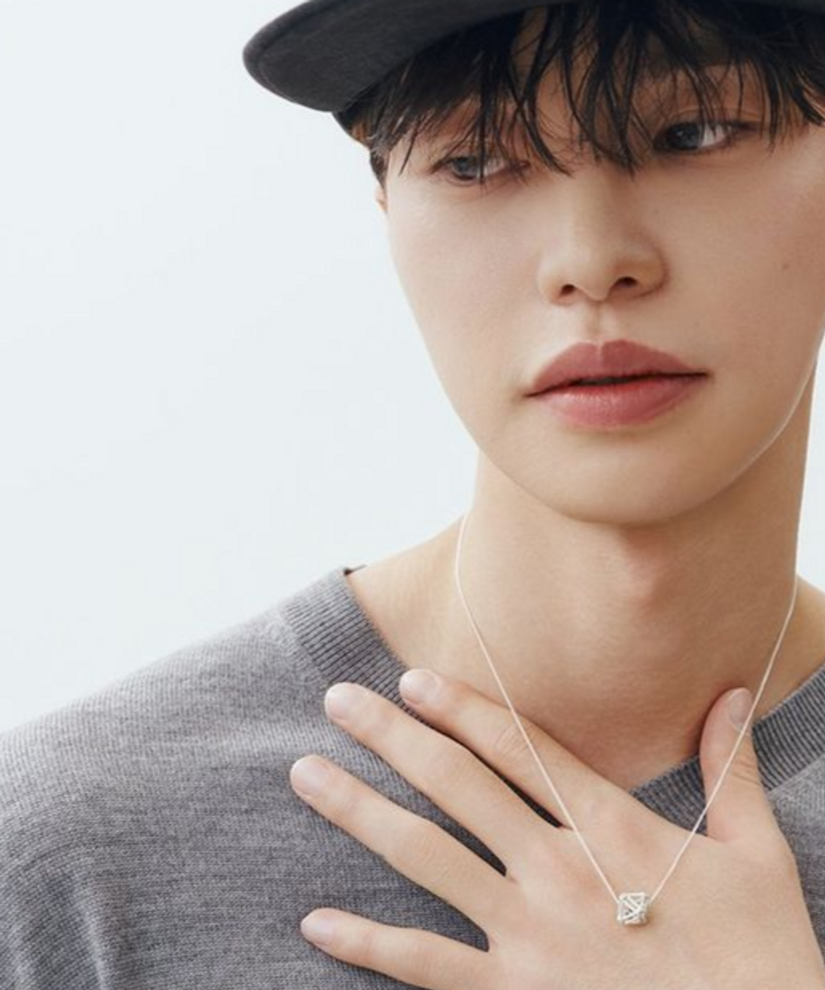 르네오브제(RENEOBJET) AXI  PETIT NECKLACE SET [STERLING SILVER] 미니멀 925 실버 포인트 목걸이 세트