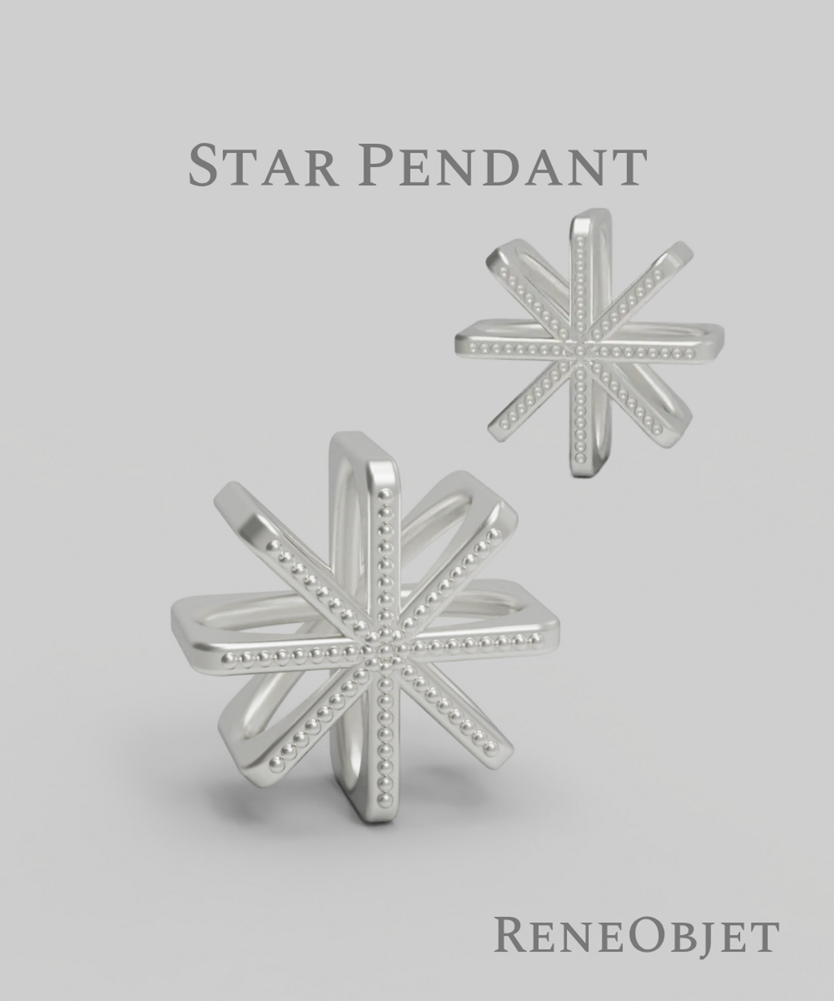 르네오브제(RENEOBJET) AXI  PETIT NECKLACE SET [STERLING SILVER] 미니멀 925 실버 포인트 목걸이 세트