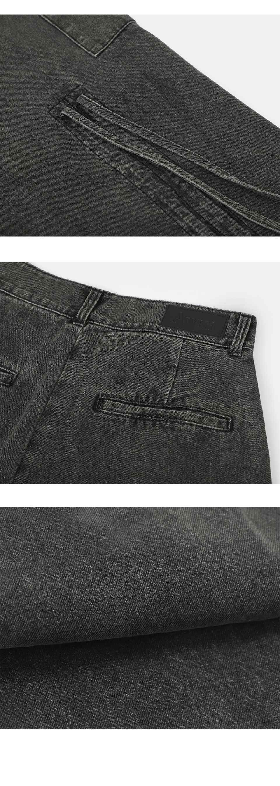 AVANDRESS ♥ Accent Back String Pants/追跡付 어반드레스(AVANDRESS) Accent Back String Pants BLACK