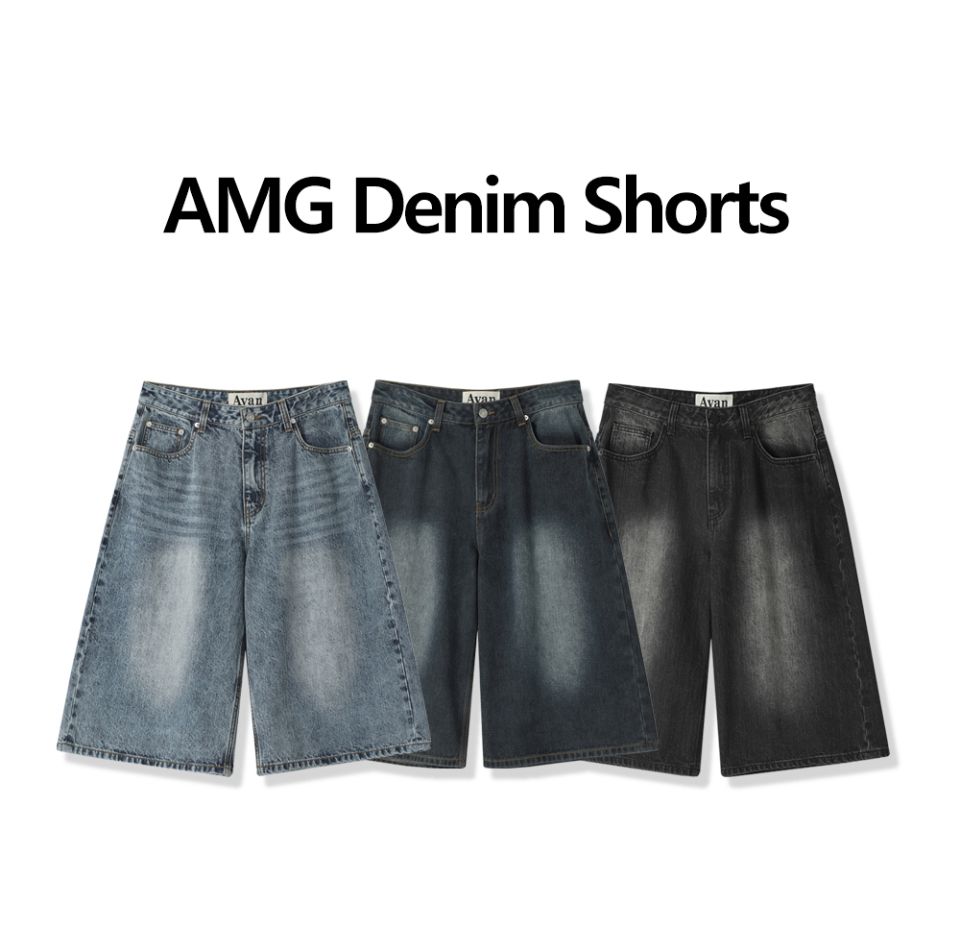[AVANDRESS] ★25SS★ AMG Denim Shorts /韓国人気 AVANDRESS) AMG Denim Shorts - 3col