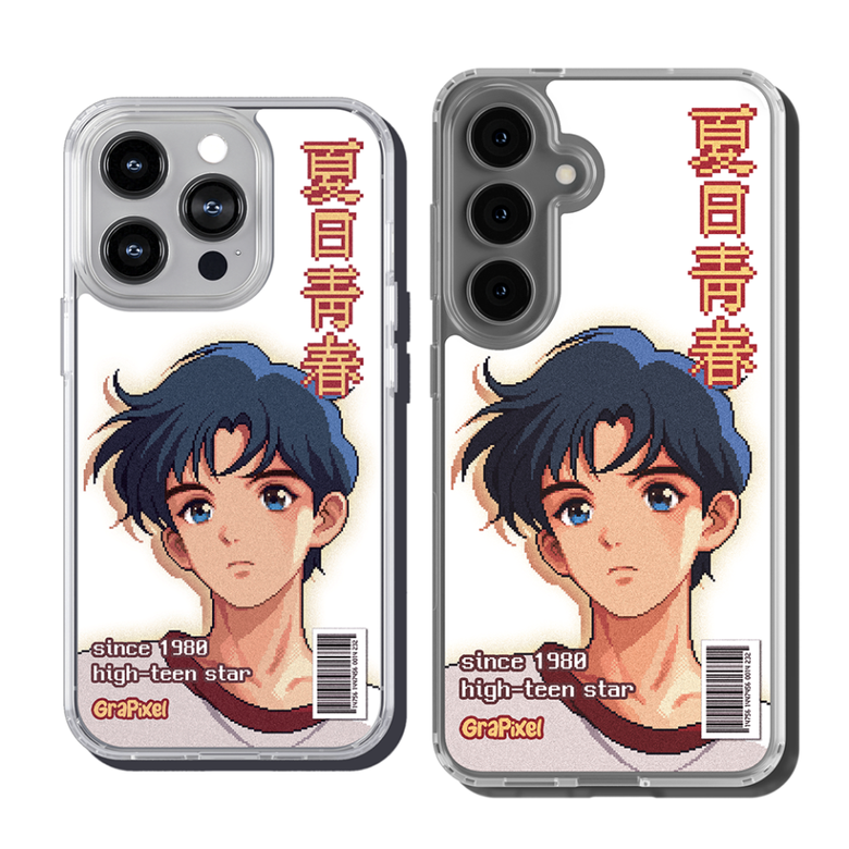 MUSINSA GRAPIXEL 1980s Highteen star gel hard phone case