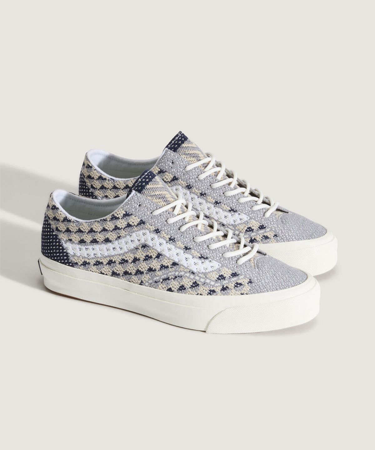 반스(VANS) 프리미엄 올드스쿨 36 EK - 게오 체크 포스트 그레이 / VN000EFK85T1