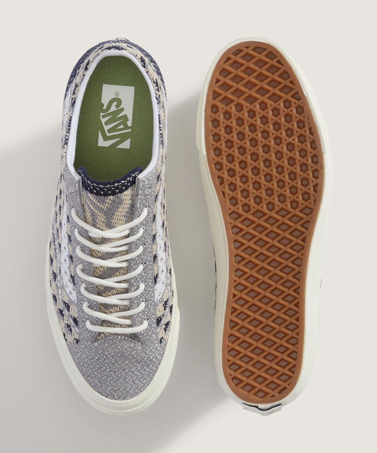반스(VANS) 프리미엄 올드스쿨 36 EK - 게오 체크 포스트 그레이 / VN000EFK85T1