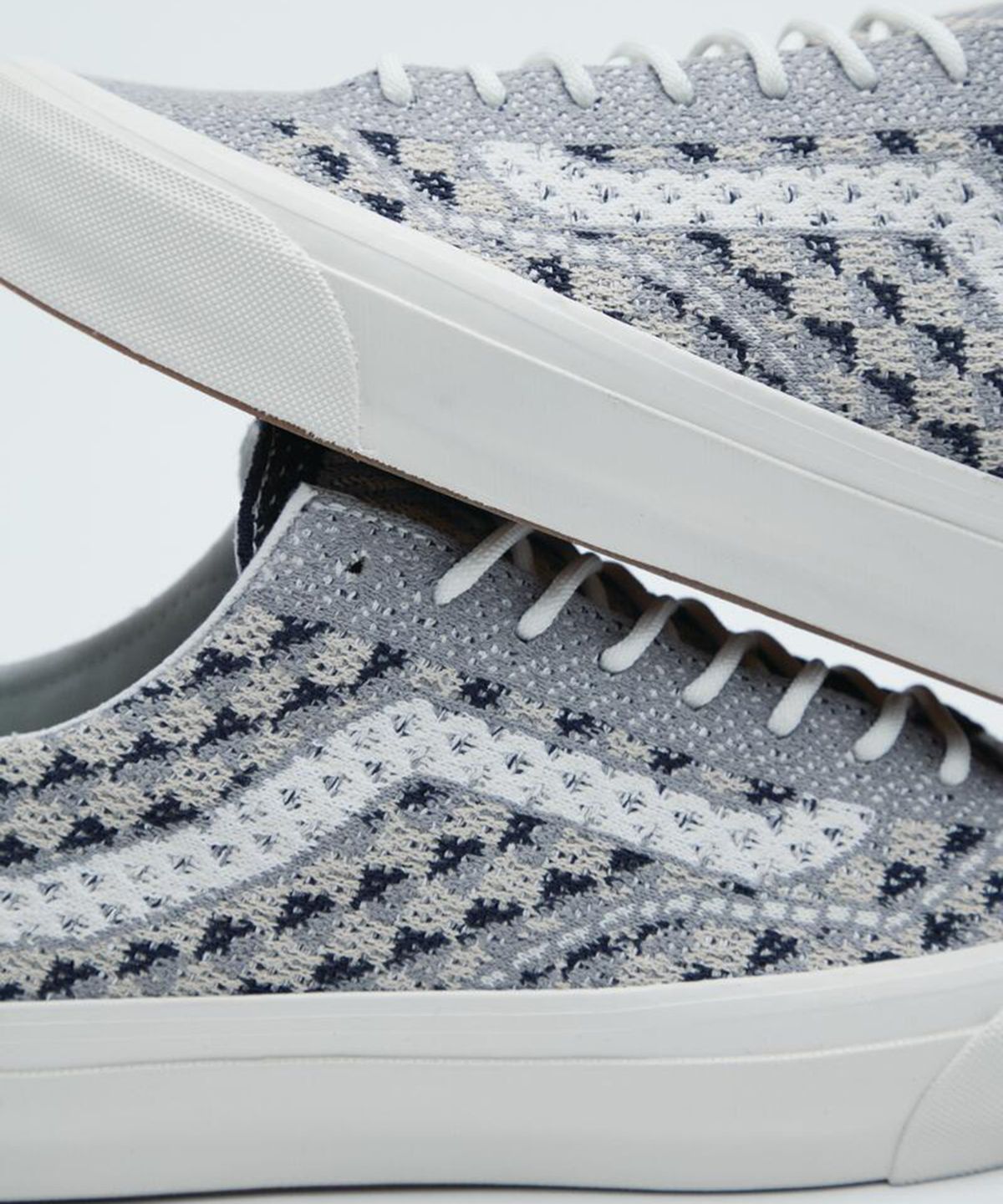 반스(VANS) 프리미엄 올드스쿨 36 EK - 게오 체크 포스트 그레이 / VN000EFK85T1