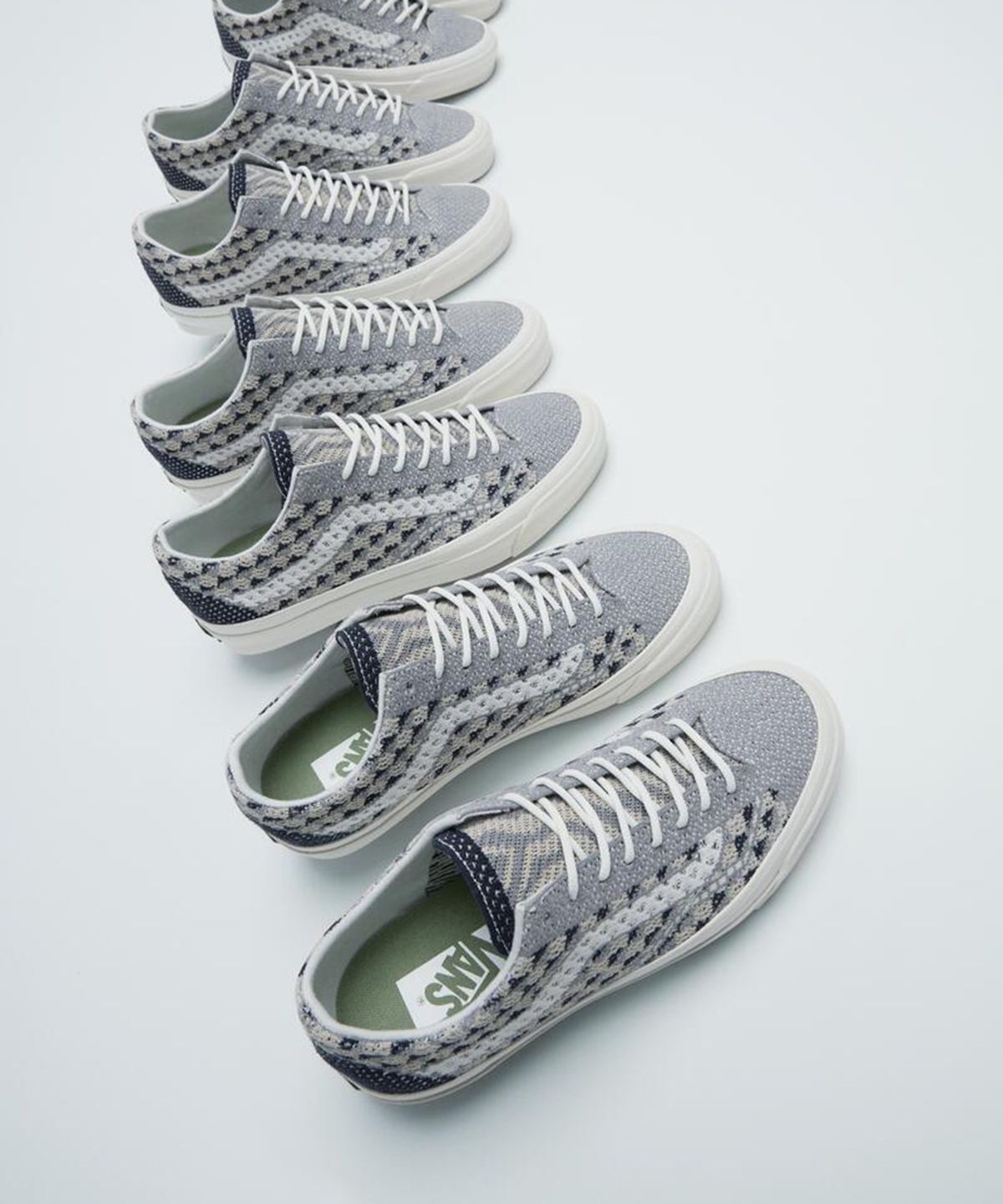 반스(VANS) 프리미엄 올드스쿨 36 EK - 게오 체크 포스트 그레이 / VN000EFK85T1