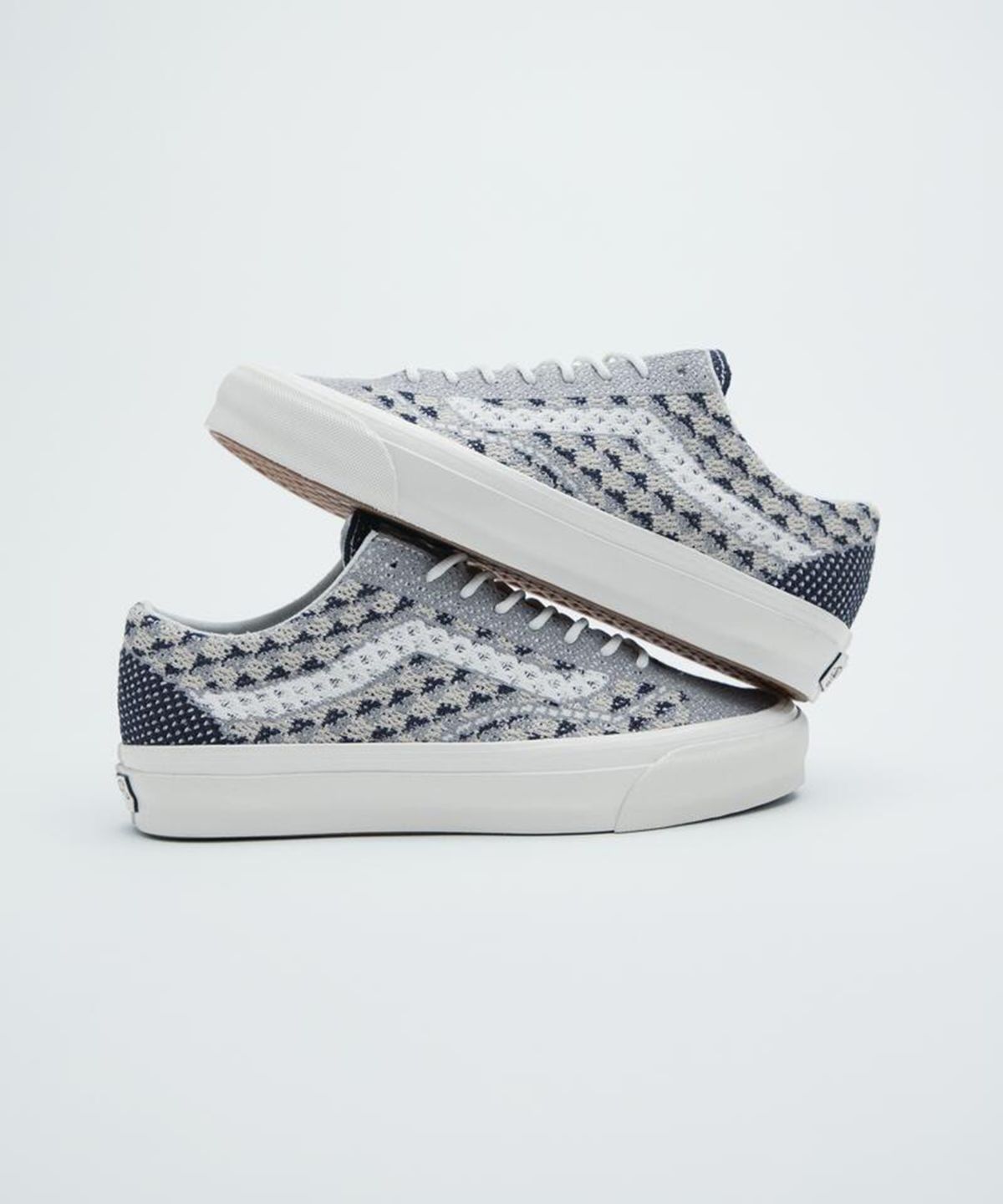 반스(VANS) 프리미엄 올드스쿨 36 EK - 게오 체크 포스트 그레이 / VN000EFK85T1