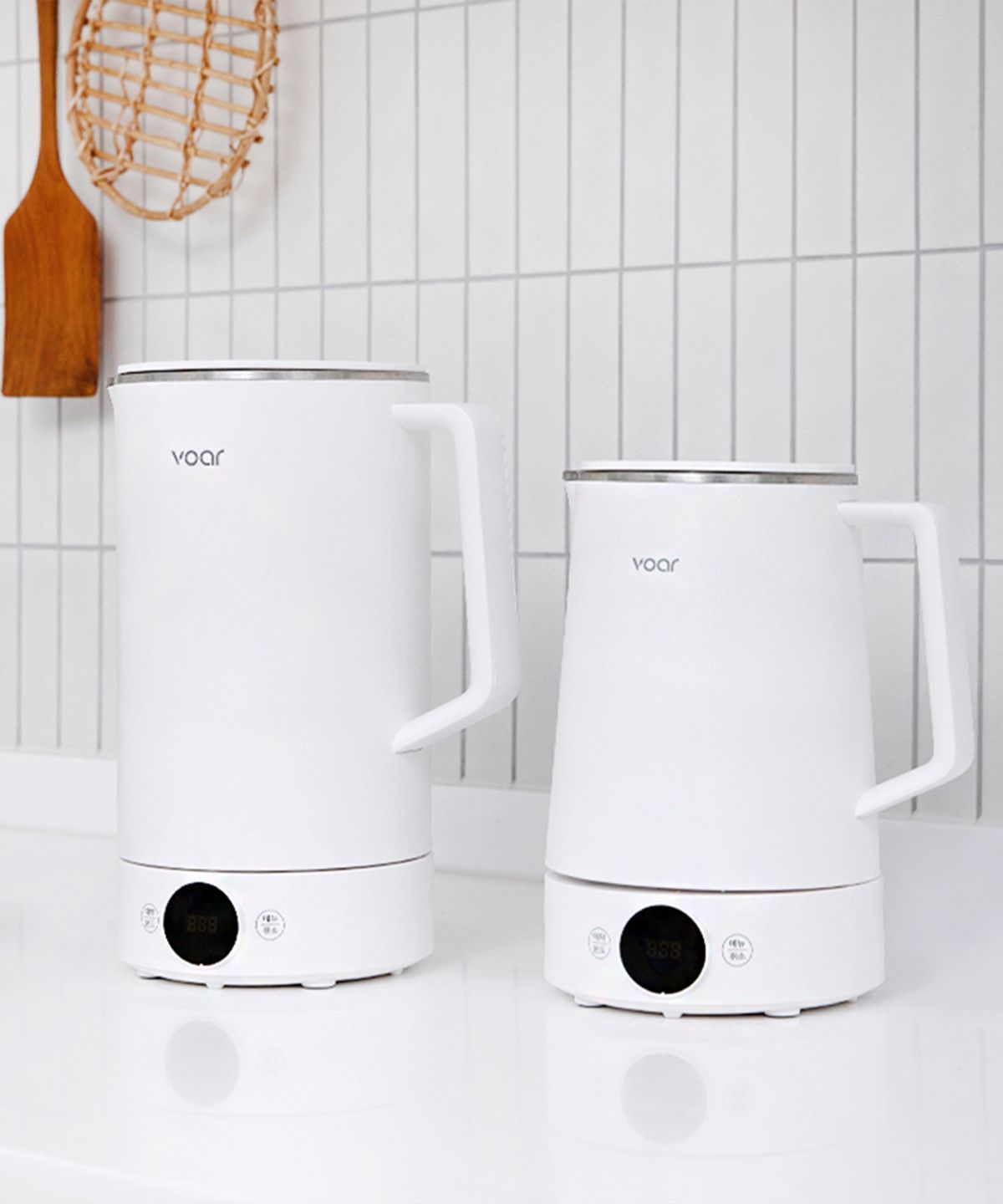 보아르(VOAR) 모노 전기포트 0.8L 1.5L 커피포트
