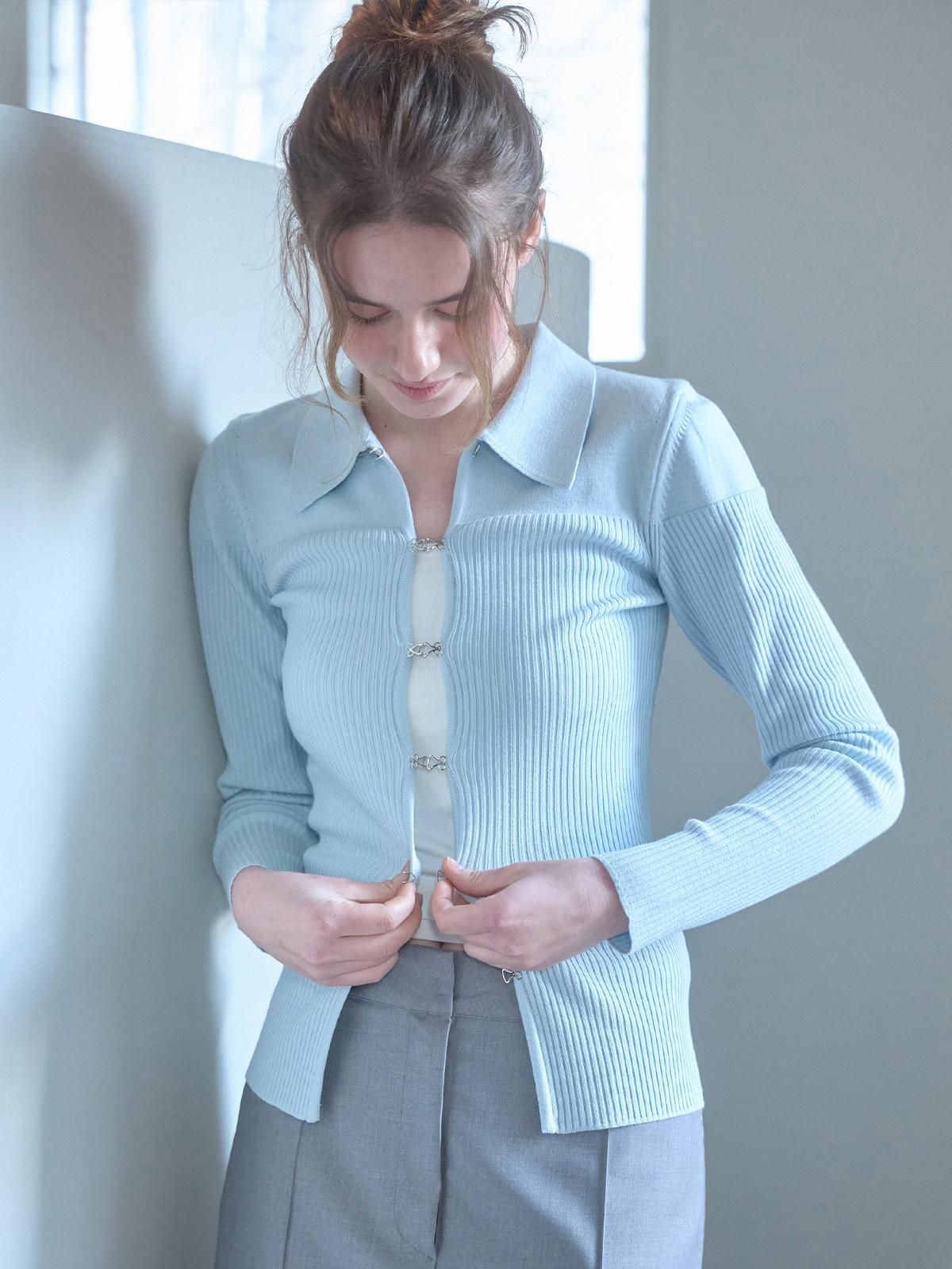 디애니(THE ANY) Hook Slimfit Cardigan