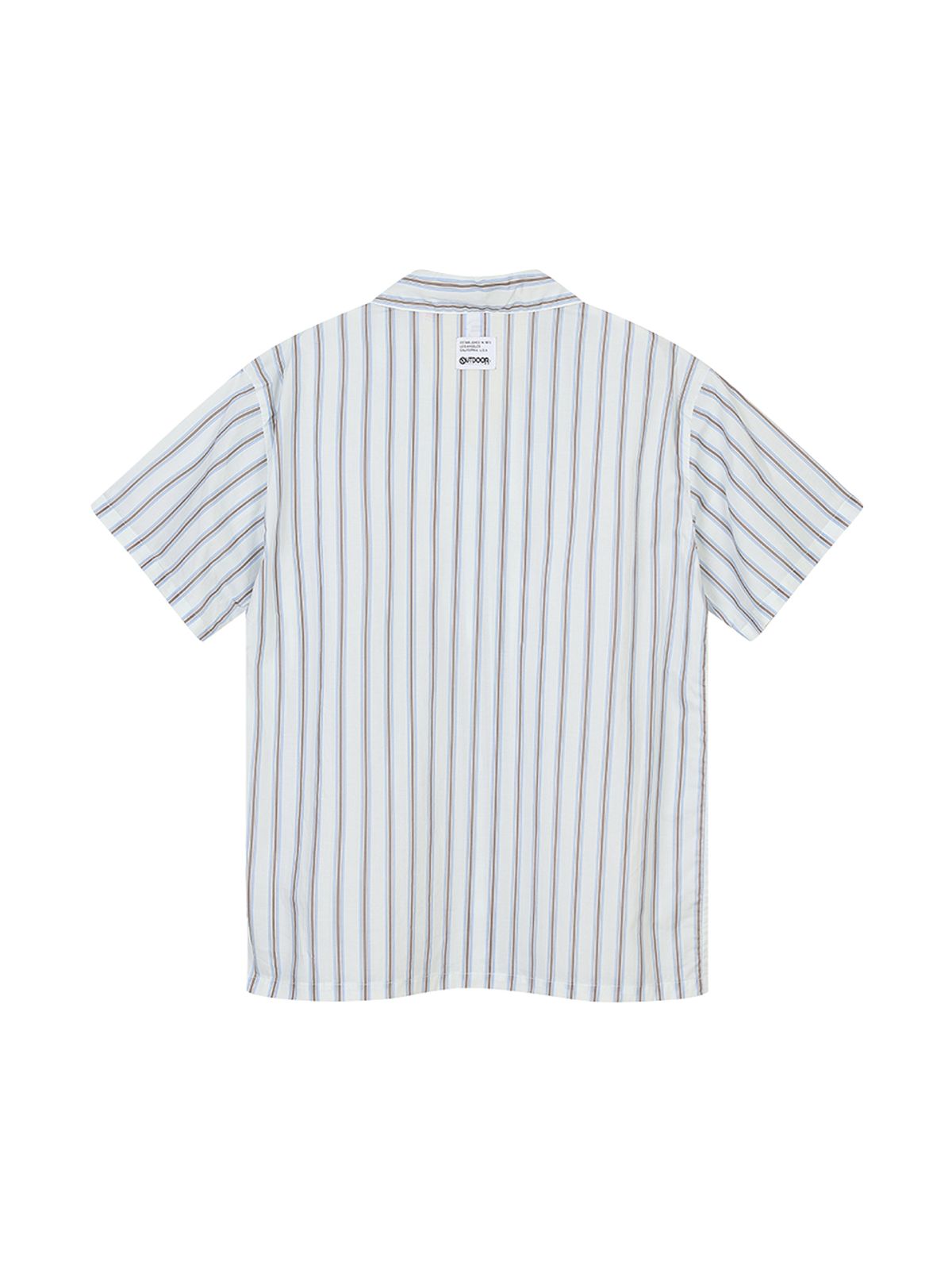 아웃도어 프로덕츠(OUTDOOR PRODUCTS) W STRIPE VACANCE SHIRTS (BROWN)