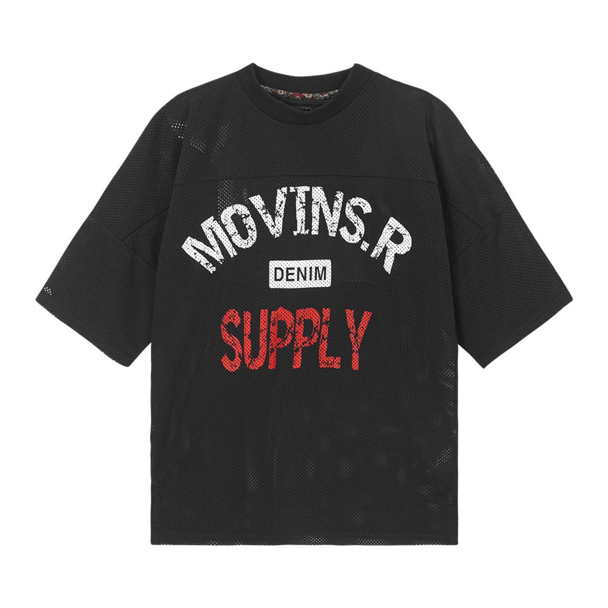 모빈스알(MOVINS.R) GLACIER MESH TOP BLACK