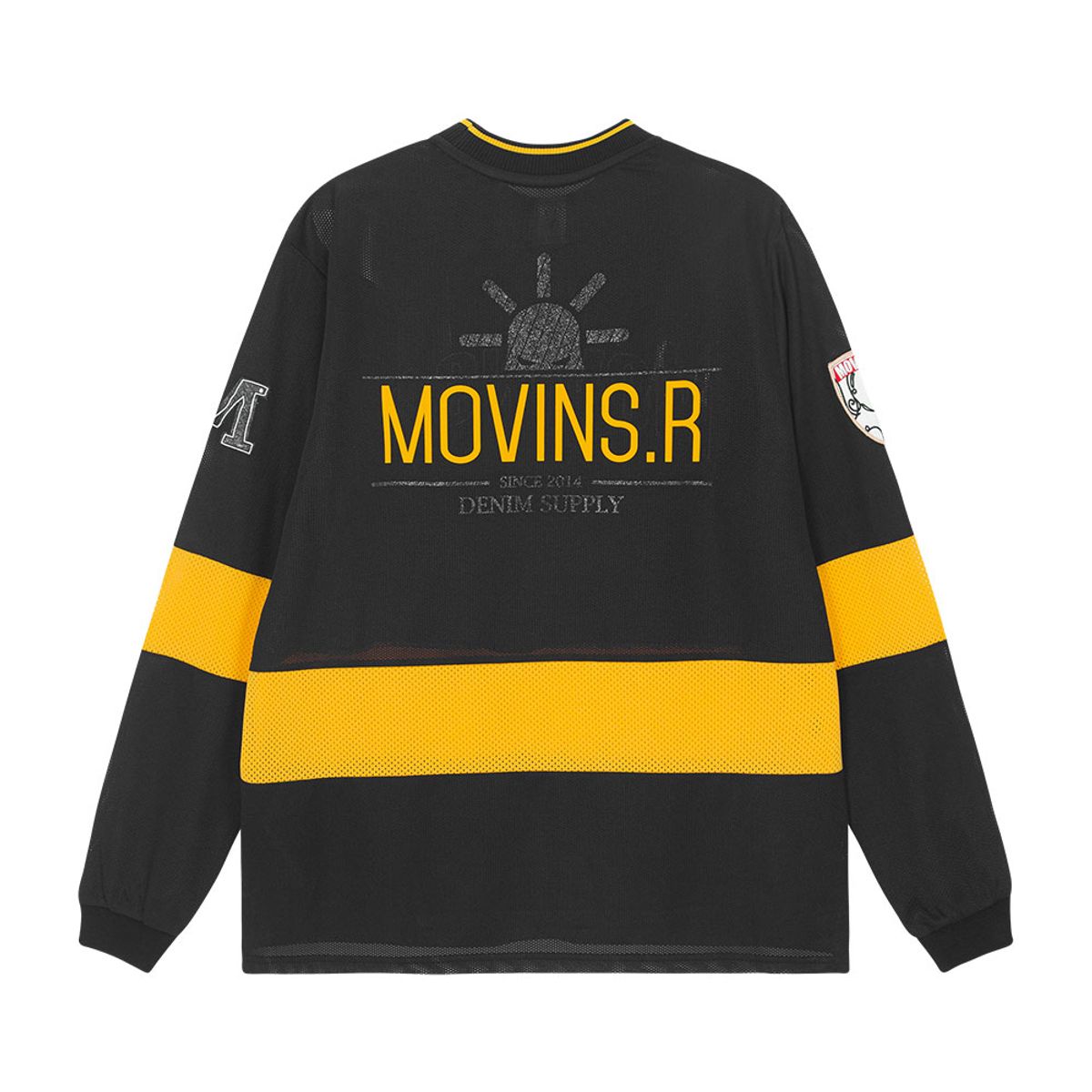 모빈스알(MOVINS.R) APIS MESH TOP BLACK