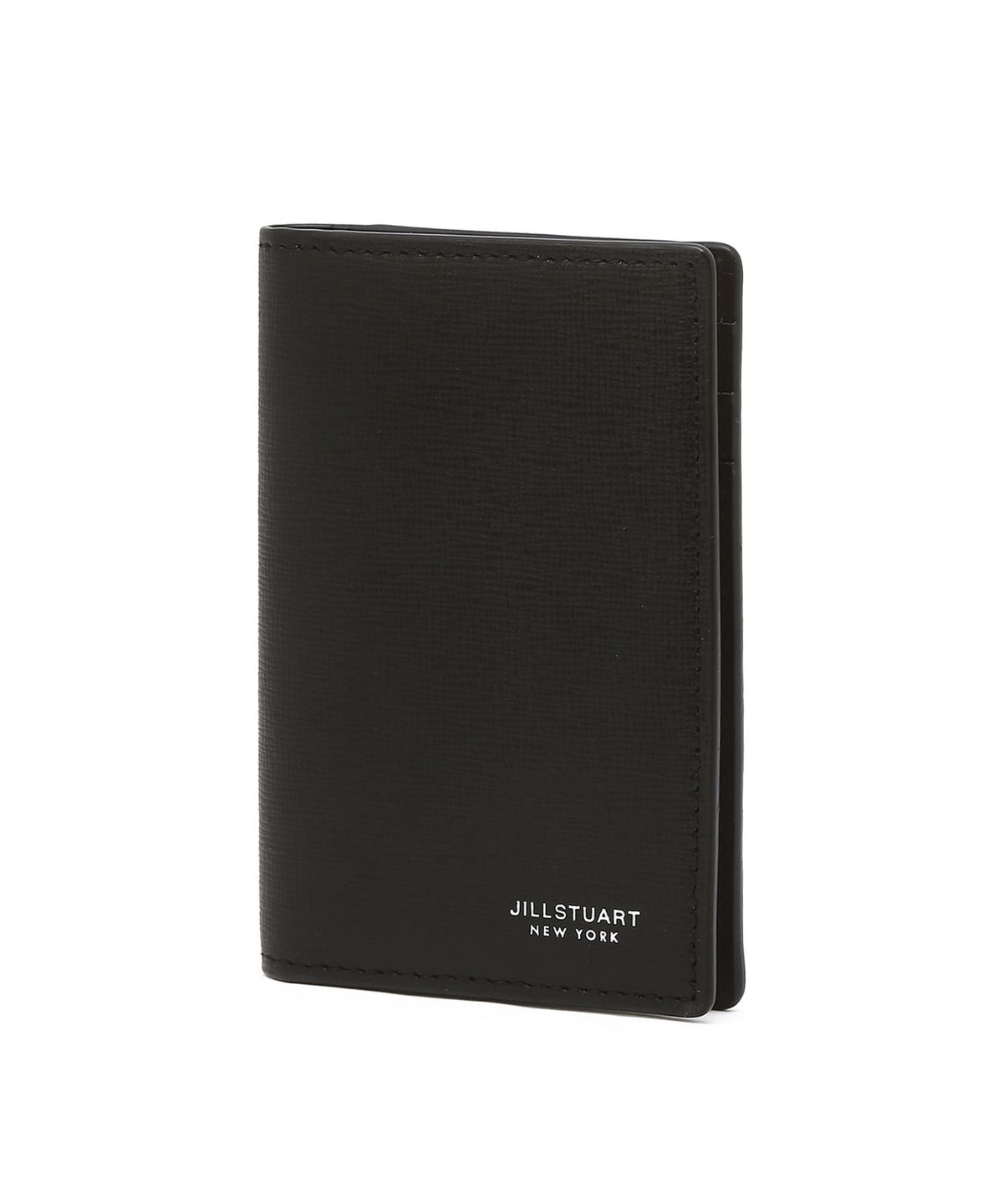 질스튜어트 맨 액세서리(JILLSTUART MEN ACC) [박스포장][LINDBERG] 블랙 로고 소가죽 명함 카드 지갑 JUWA6F210BK