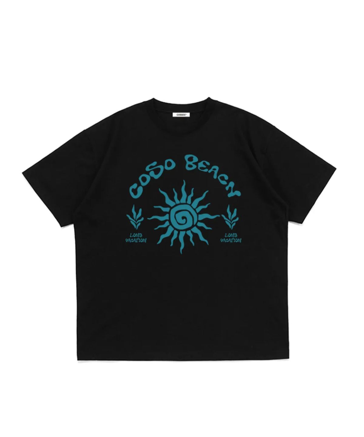 코소(COSO) 비치 아트웍 티셔츠 (BLACK)