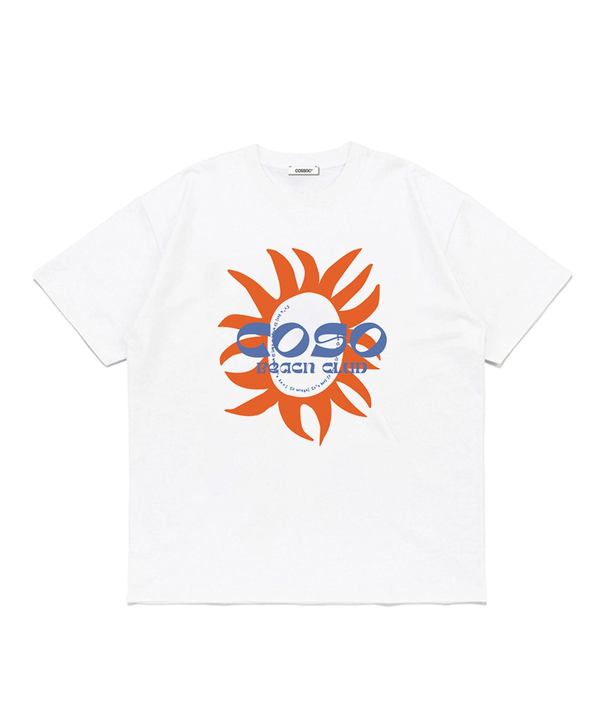 코소(COSO) 비치 클럽 티셔츠 (WHITE)