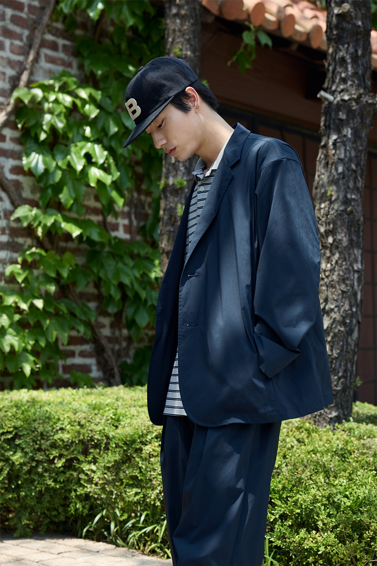 발루트(BALLUTE) ALL WEATHER DRAPE JACKET (NAVY)
