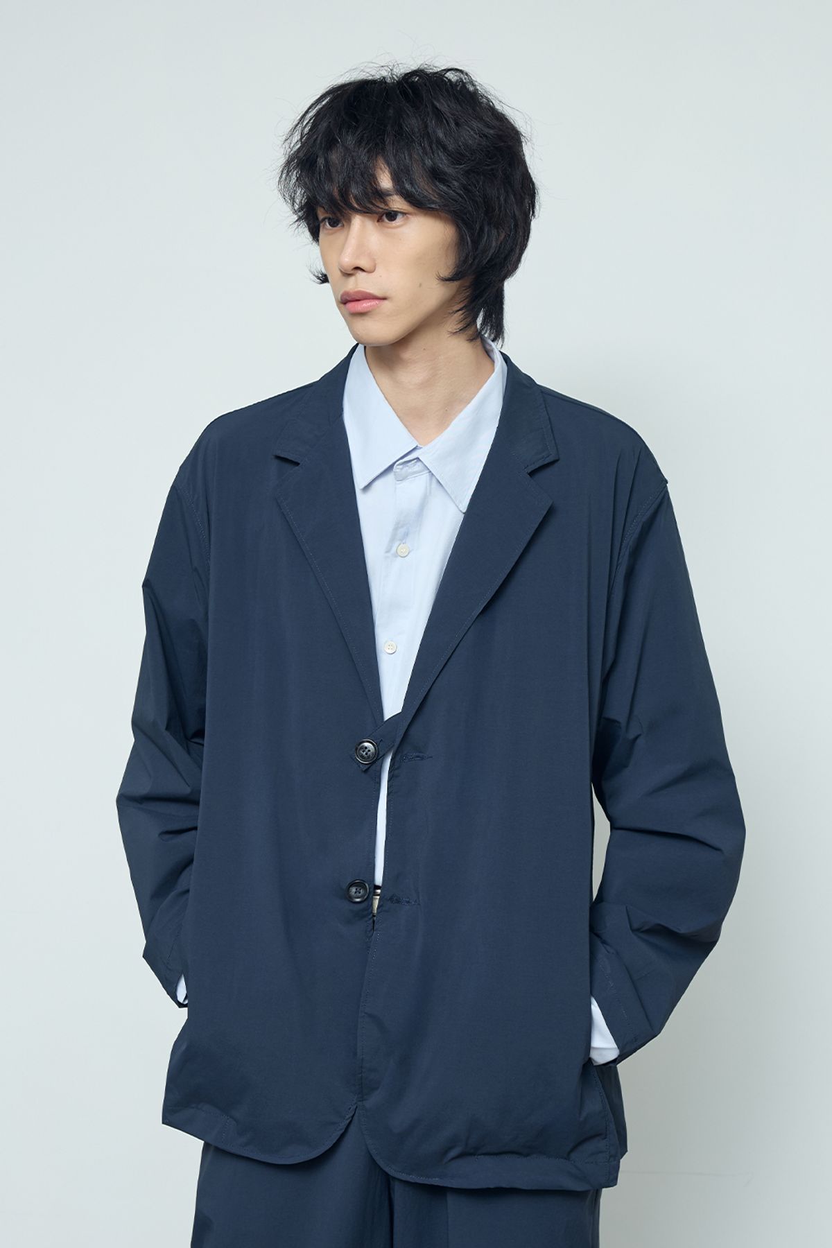 발루트(BALLUTE) ALL WEATHER DRAPE SET-UP (NAVY)