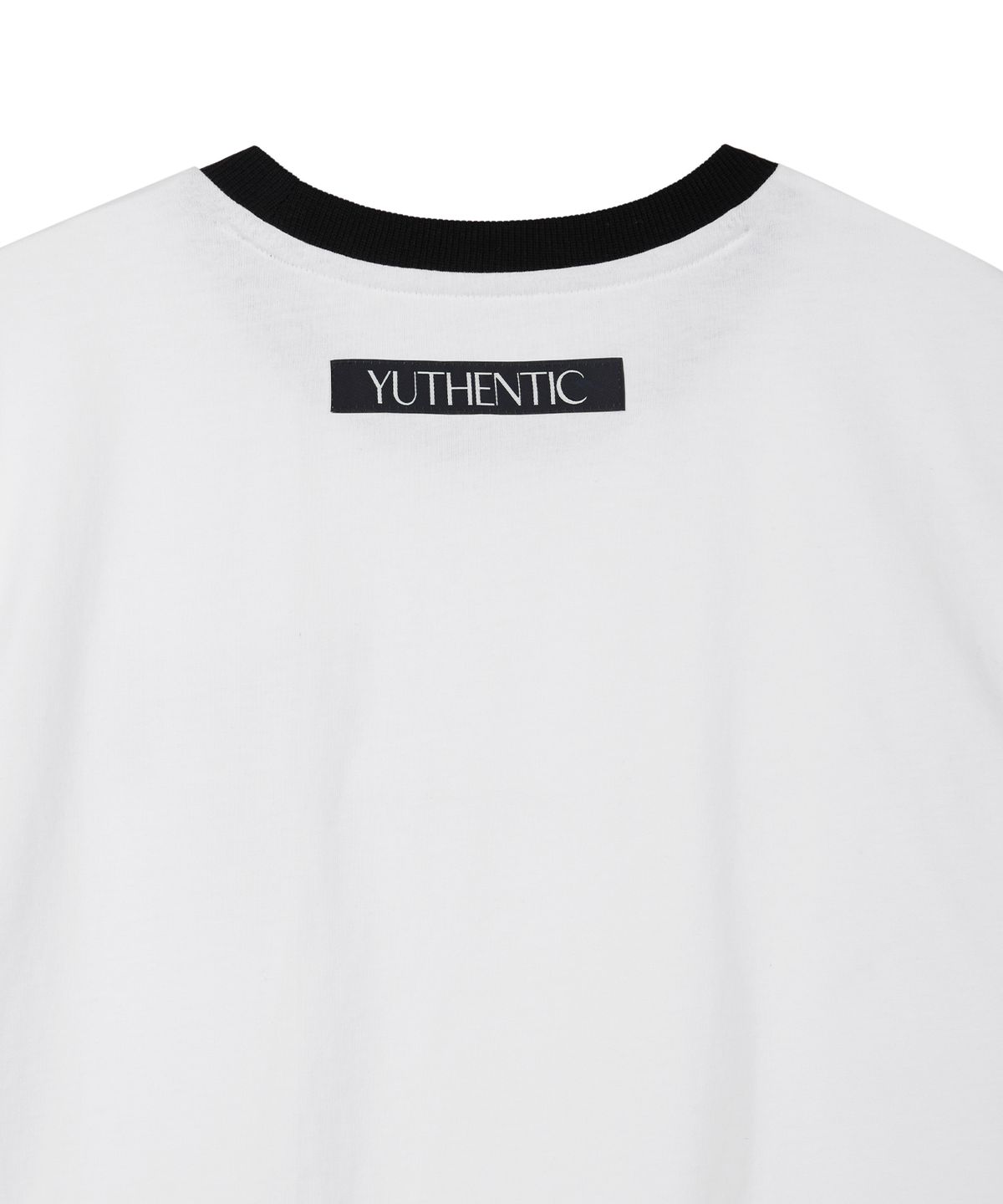 유센틱(YUTHENTIC) RIBBON 티셔츠 화이트 AW5ME43701