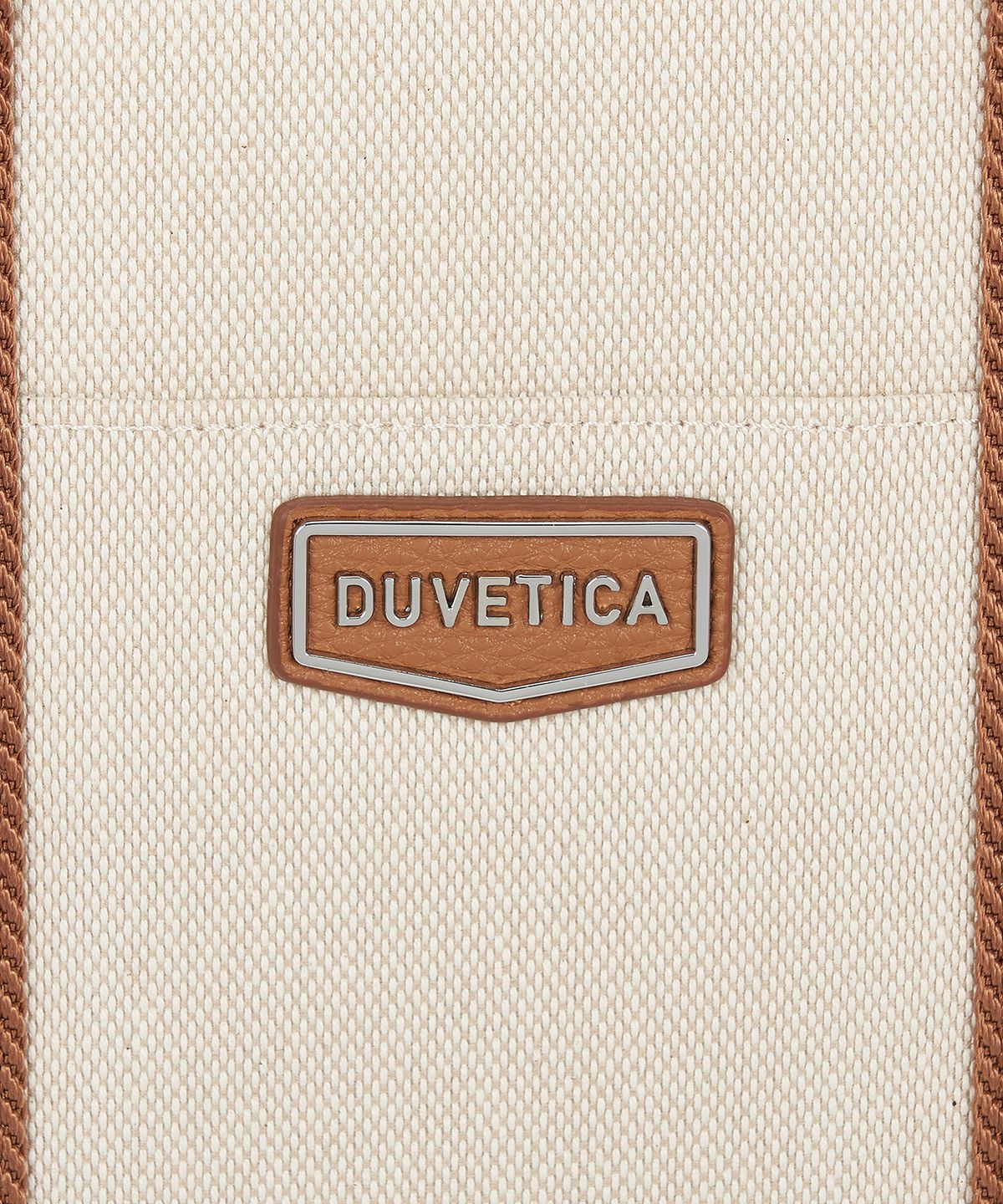 듀베티카(DUVETICA) 테라모 토트 캔버스(다크 베이지)(여성 토드백)