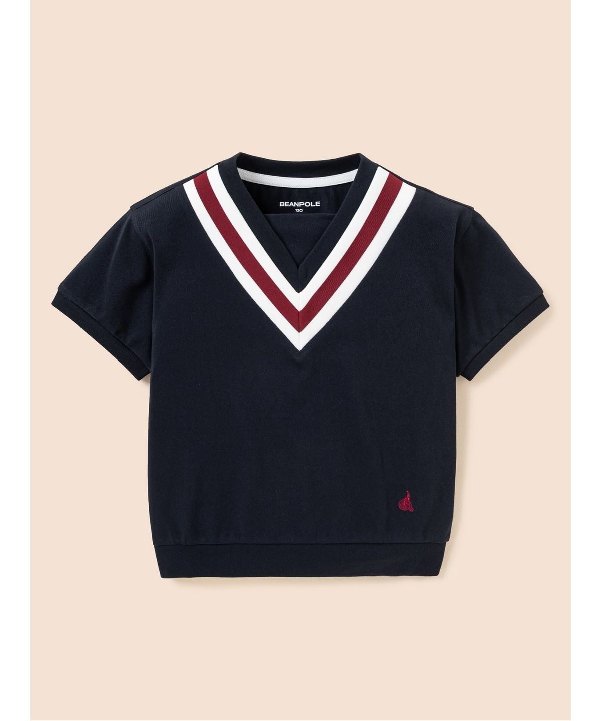 빈폴 키즈(BEANPOLE KIDS) 여아 루즈핏 썸머스쿨 티셔츠  네이비 (BI5742G02R) (BI5742G02R) (BI5742G02R)