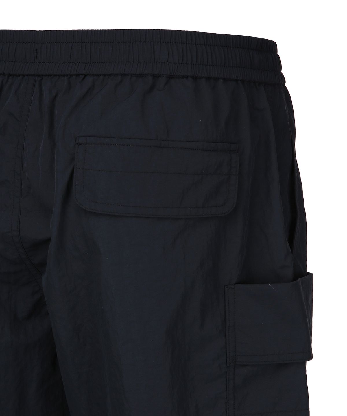 일꼬르소(IL CORSO) 나일론 카고 반바지 블랙 IEPA5E408BK