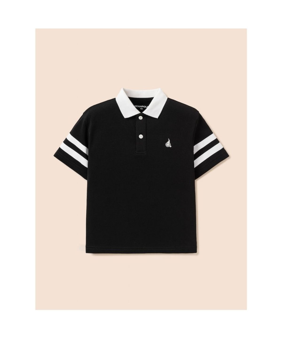 빈폴 키즈(BEANPOLE KIDS) 피케 카라 반팔 & 반바지 2PCS 상하세트  블랙 (BI5742U045)