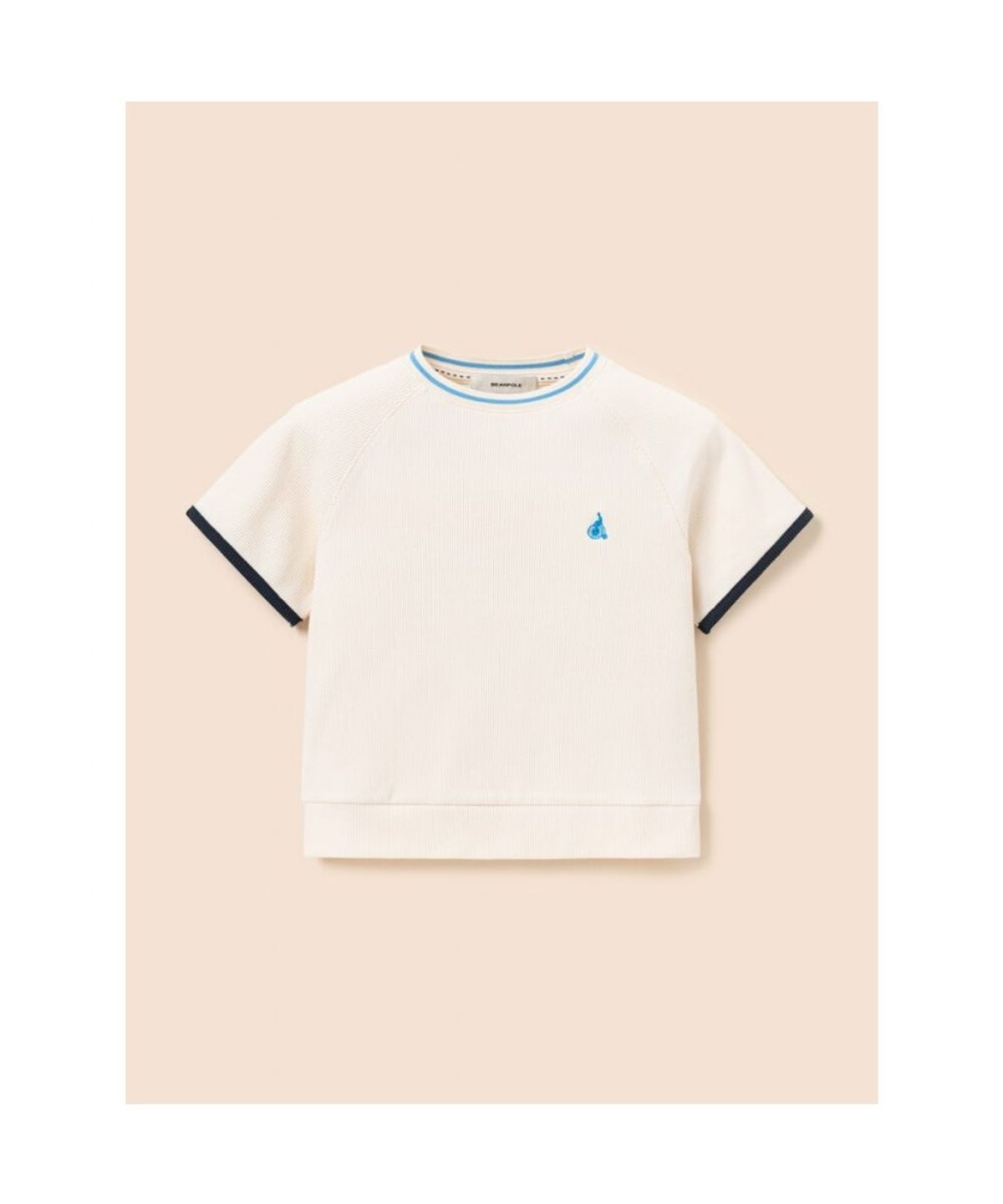 빈폴 키즈(BEANPOLE KIDS) 반팔 와플 티셔츠 세트  아이보리 (BI5742U080)