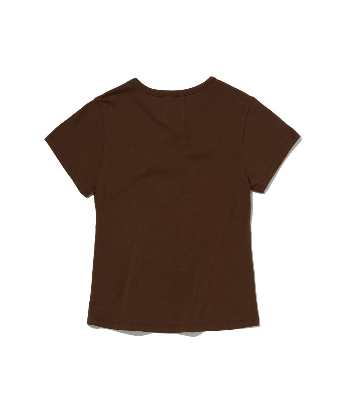 스웨이드(SUADE) ALBINO SKULL CROP TEE [BROWN]
