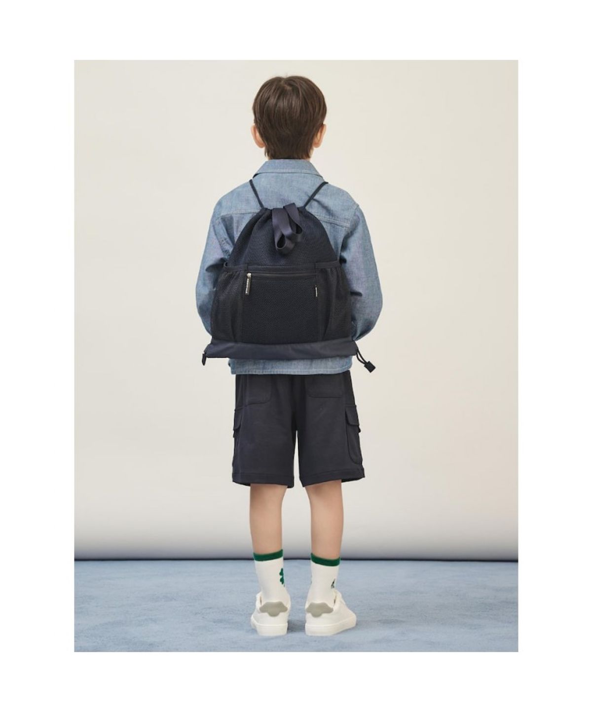 빈폴 키즈(BEANPOLE KIDS) 멀티 매쉬 스트링백  네이비 (BI57D2U01R) (BI57D2U01R) (BI57D2U01R)