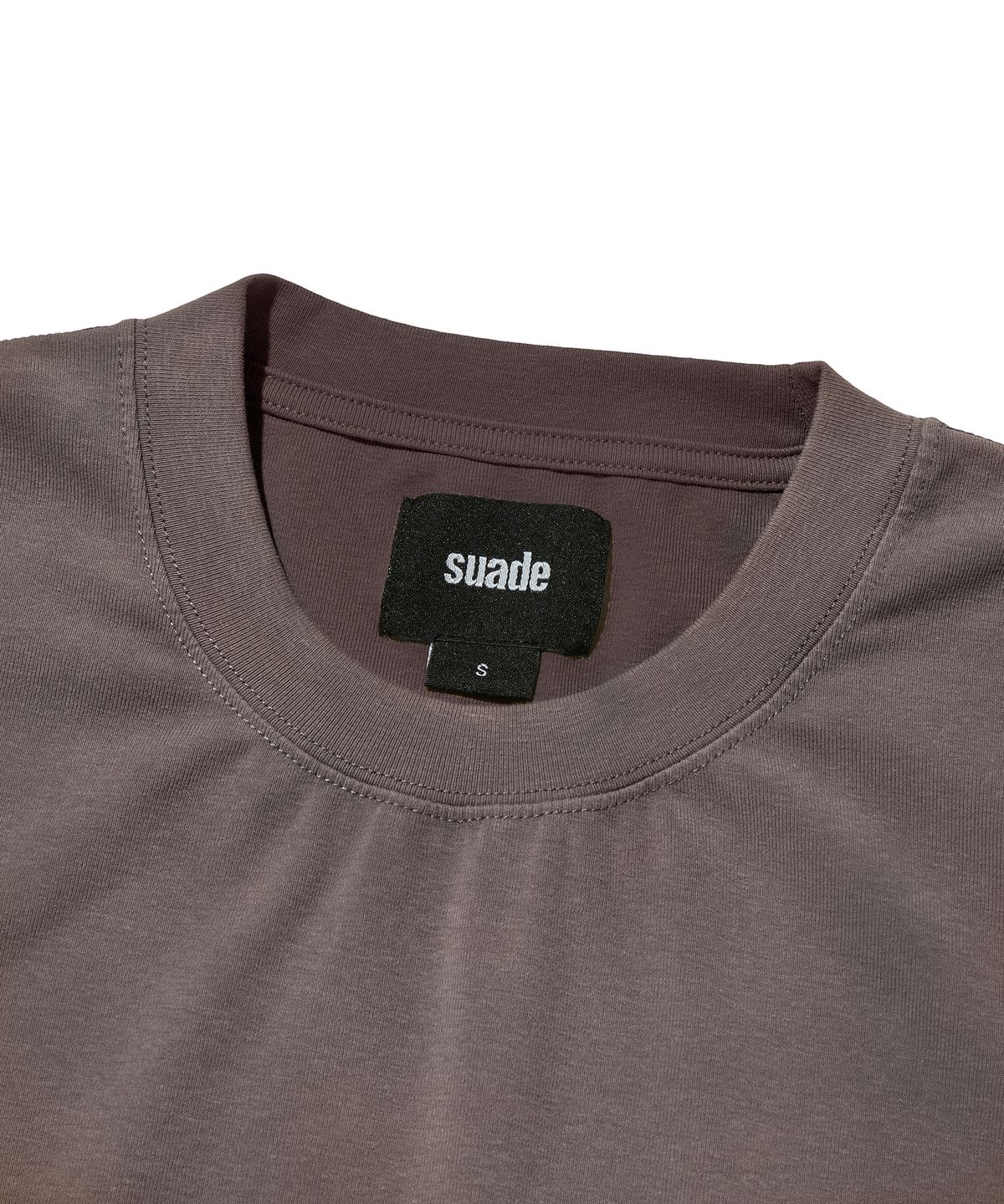 스웨이드(SUADE) CROPPED TEE [STONE BROWN]