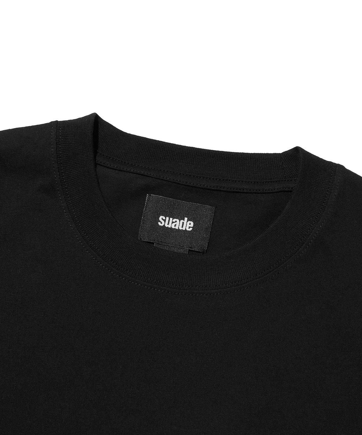 스웨이드(SUADE) CROPPED TEE [BLACK]