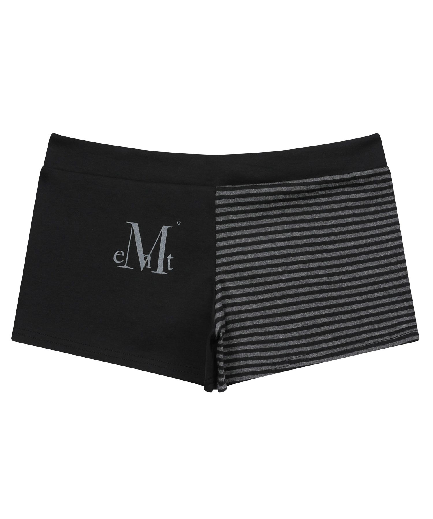 【MUCENT】 NIBS SET-UP STRIPE SHORT PANTS / 追跡付 241ATDT-CSM08-BK_sivasdescalzo