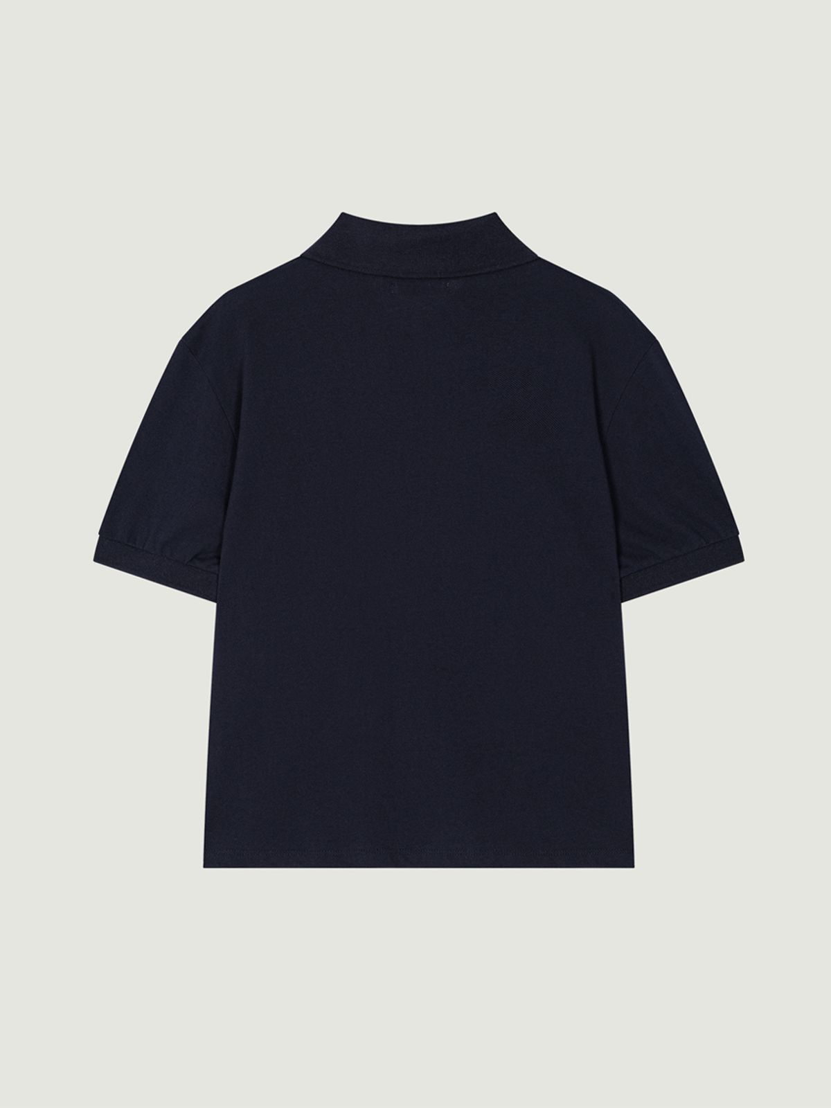 그로브(GROVE) PIA COLLAR PIQUE SHIRT (NAVY)