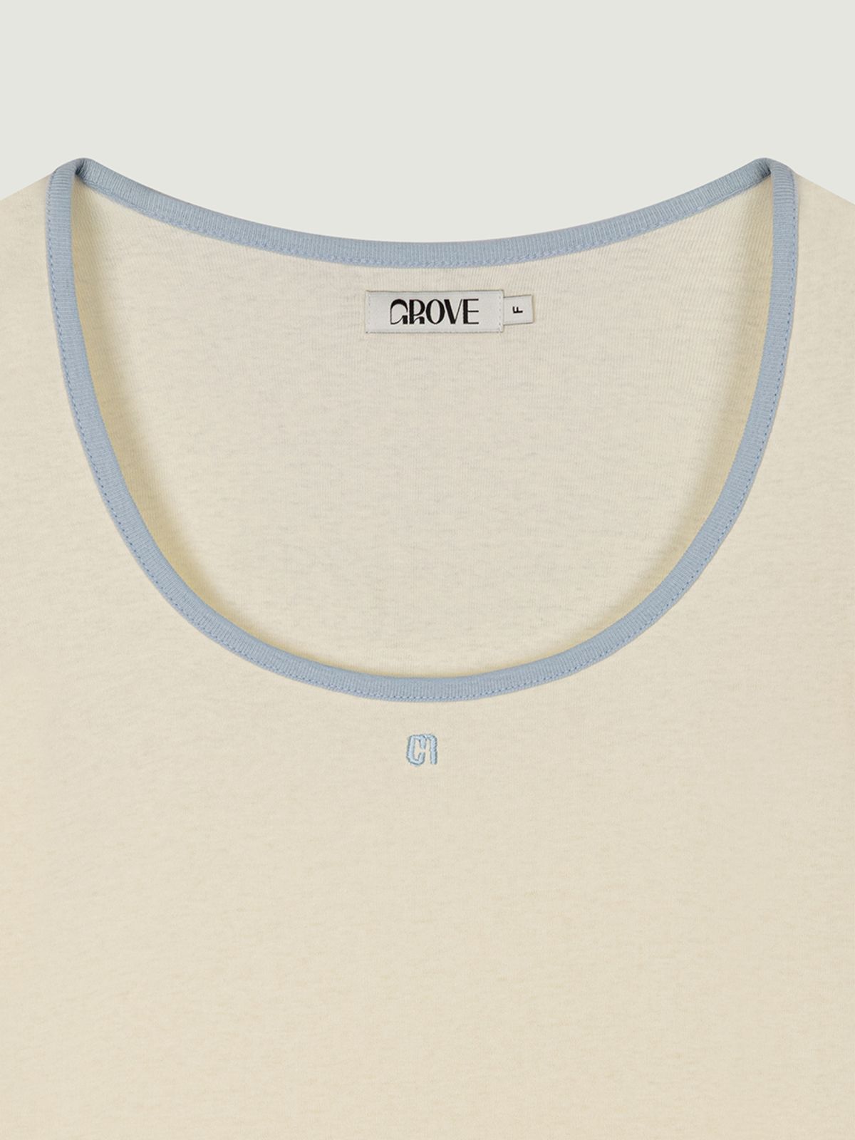 그로브(GROVE) IVY SAND T-SHIRT (CREAM)