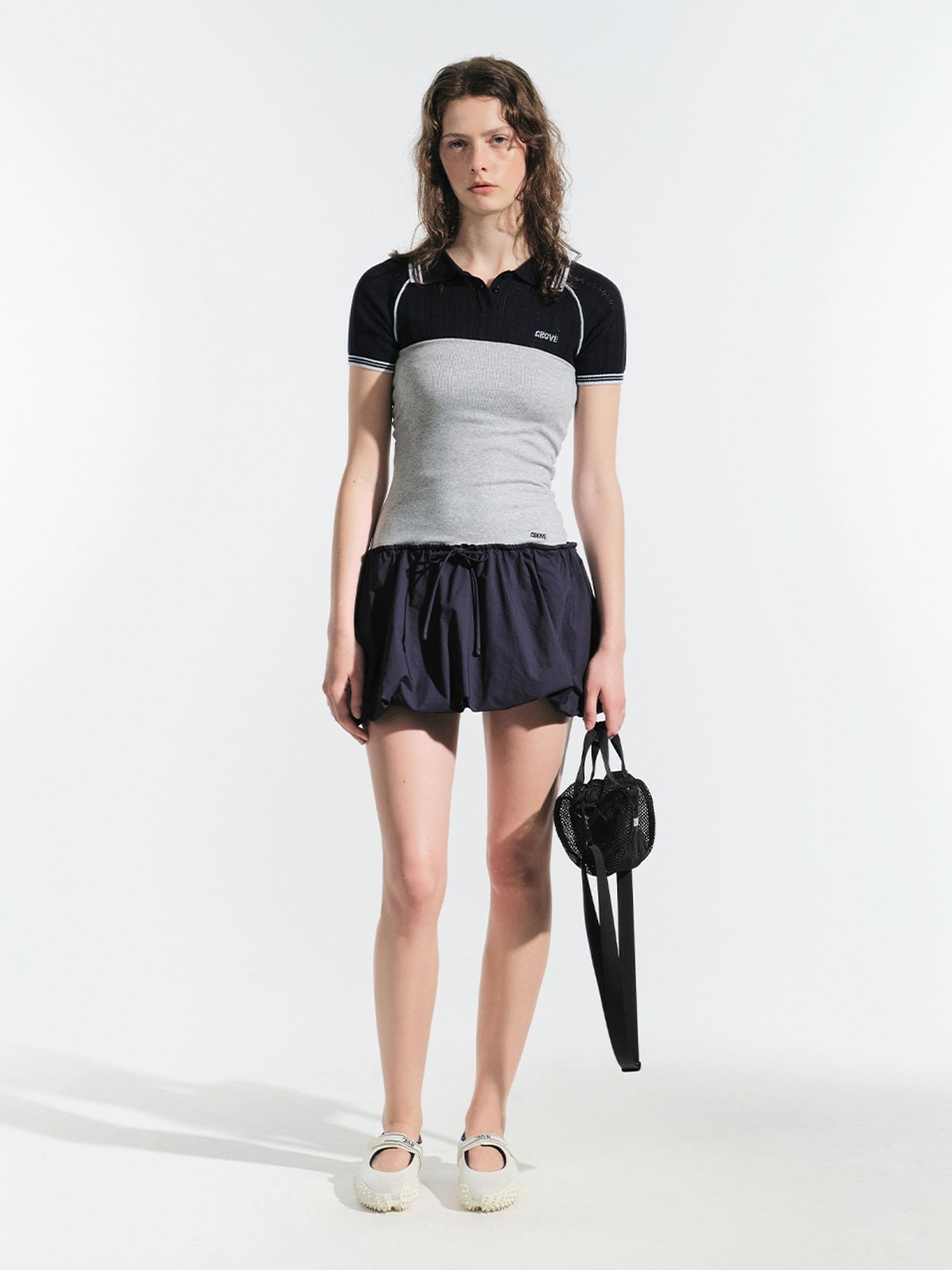 그로브(GROVE) LILY TUBE DRESS (GREY)