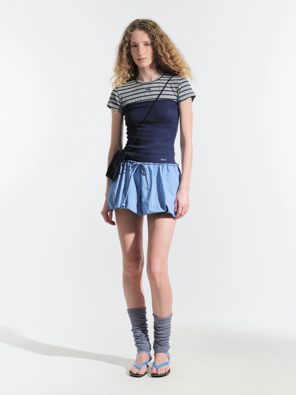 그로브(GROVE) LILY TUBE DRESS (NAVY)