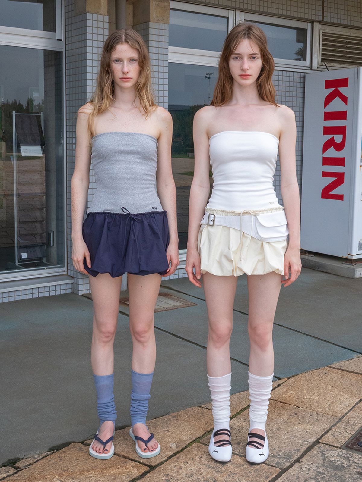 그로브(GROVE) LILY TUBE DRESS (WHITE)