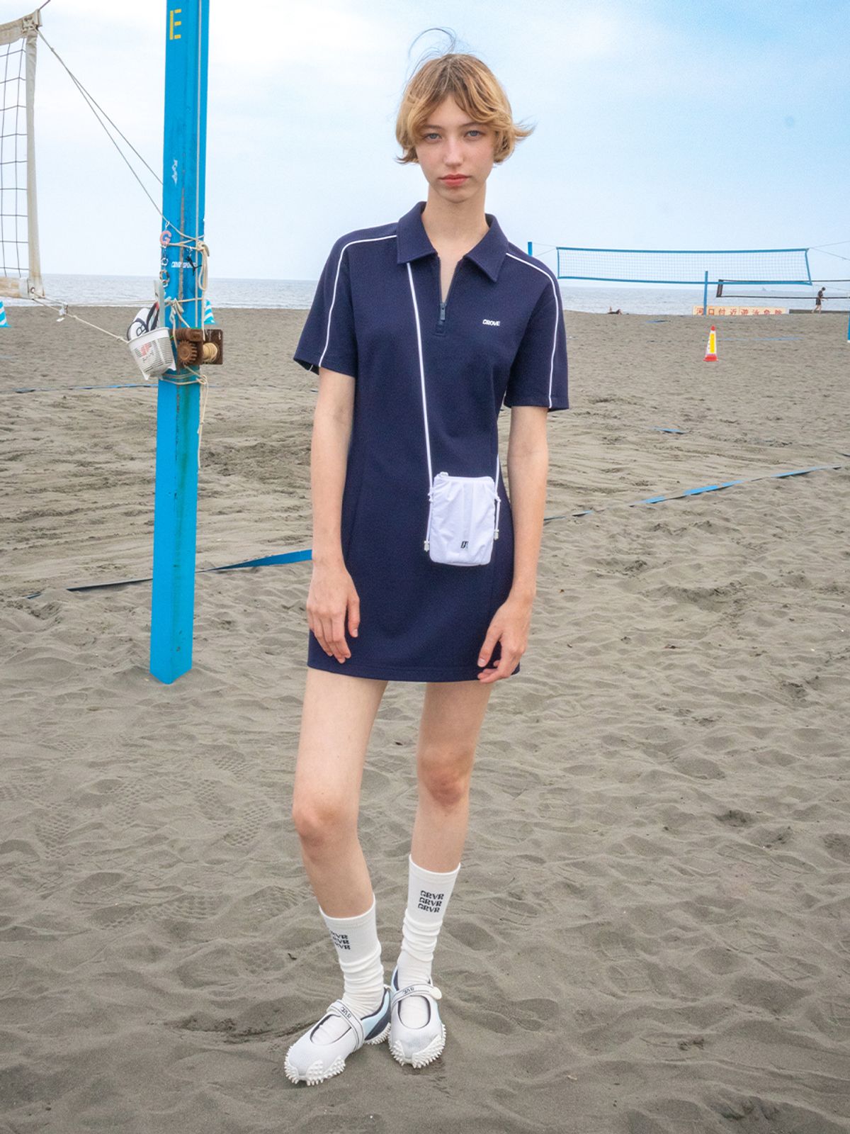 그로브(GROVE) SWIFTY ONE-PIECE (NAVY)