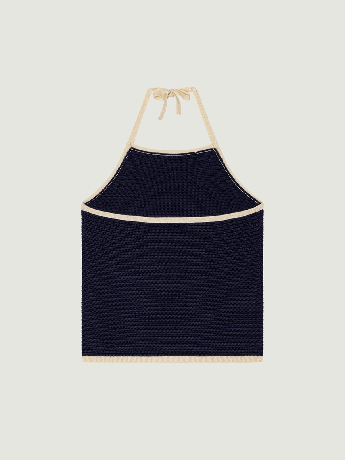 그로브(GROVE) AIRY HALTERNECK TOP (NAVY)