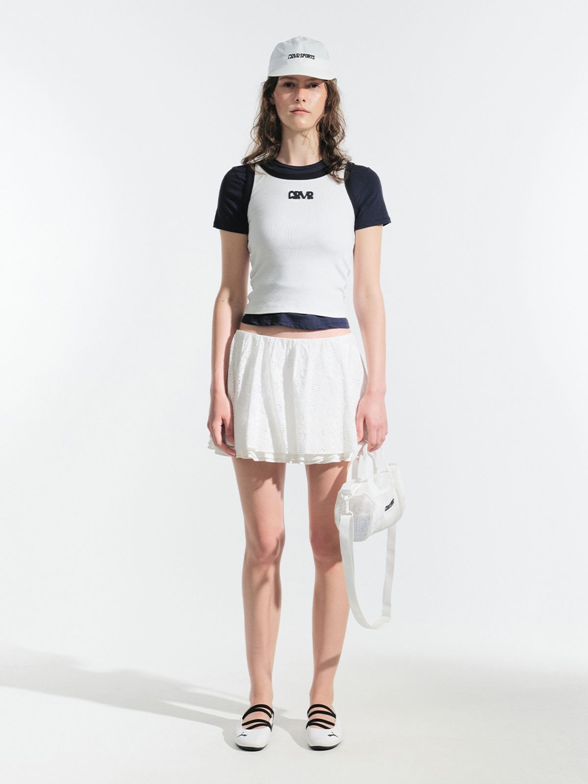 그로브(GROVE) ADELE LACE SKIRT (WHITE)