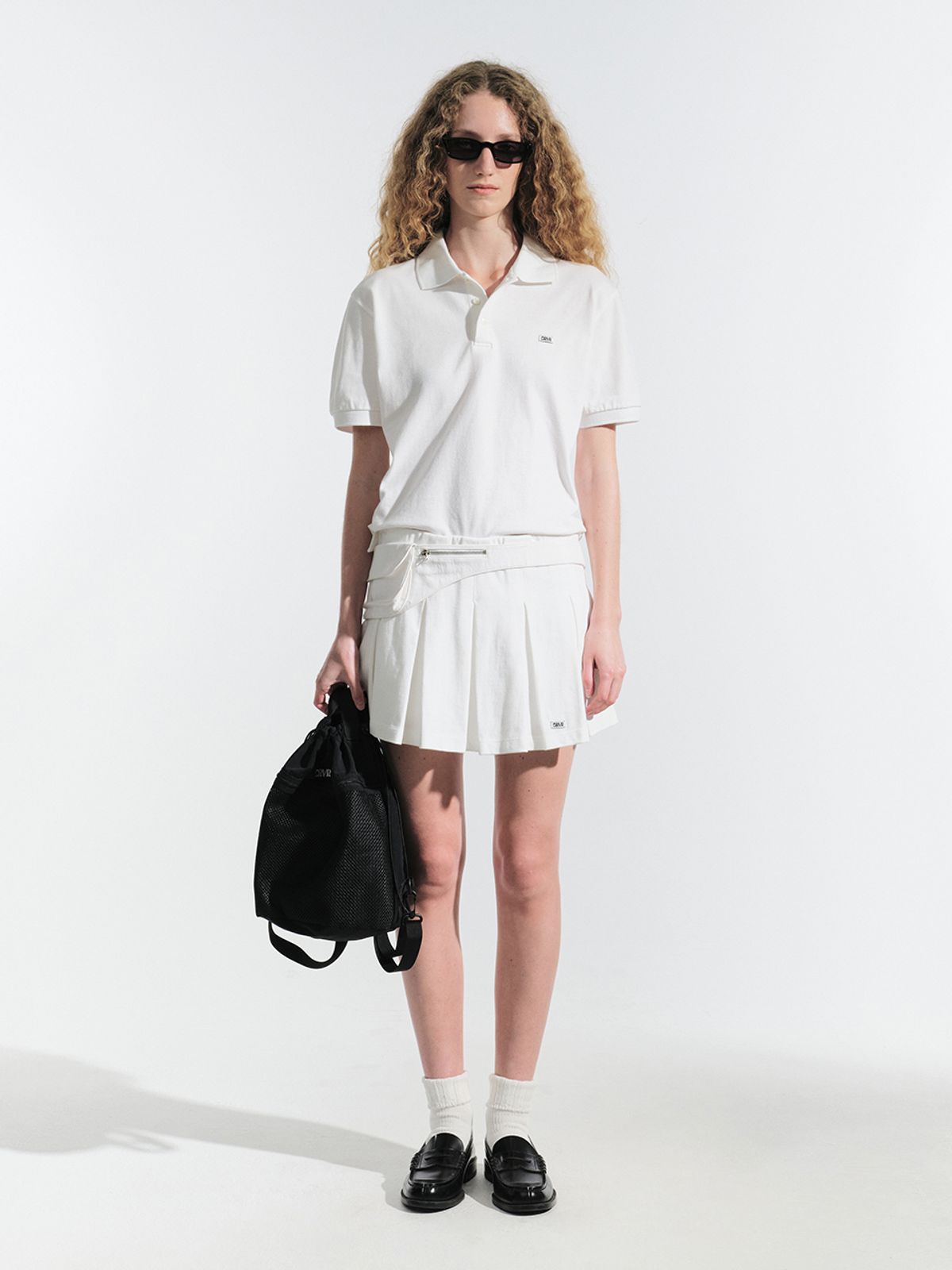 그로브(GROVE) PIA PLEATED SKIRT (WHITE)