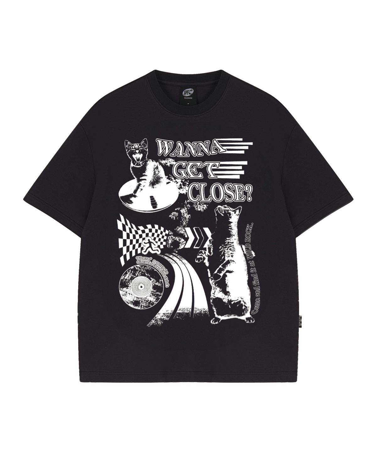 와일드락(WILDROCK) Wanna Get Close Pigment 피그먼트 오버핏 반팔 티셔츠_7 COL