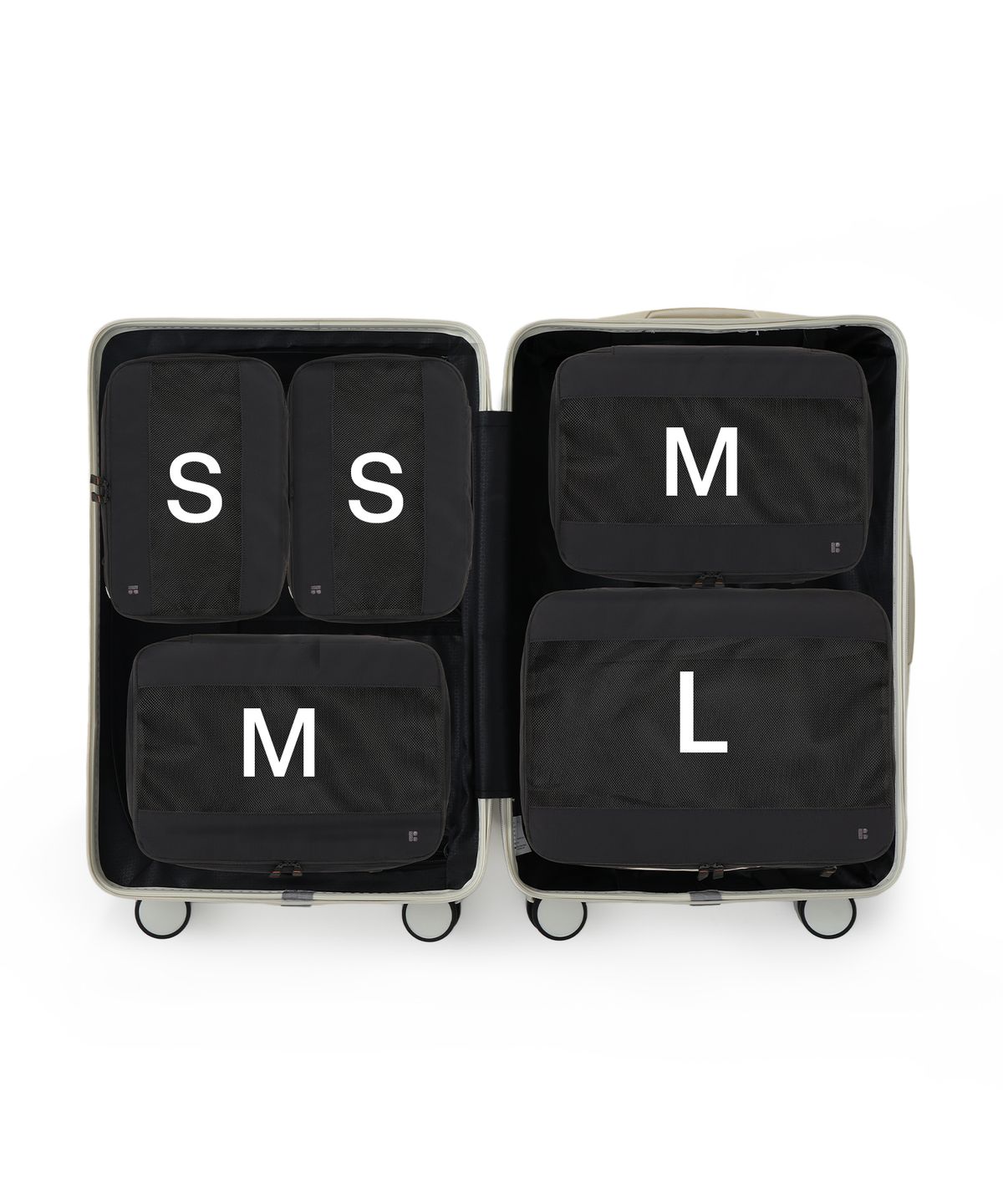 브랜든(BRANDEN) 여행 압축 파우치 라이트 S+S+M+M+L