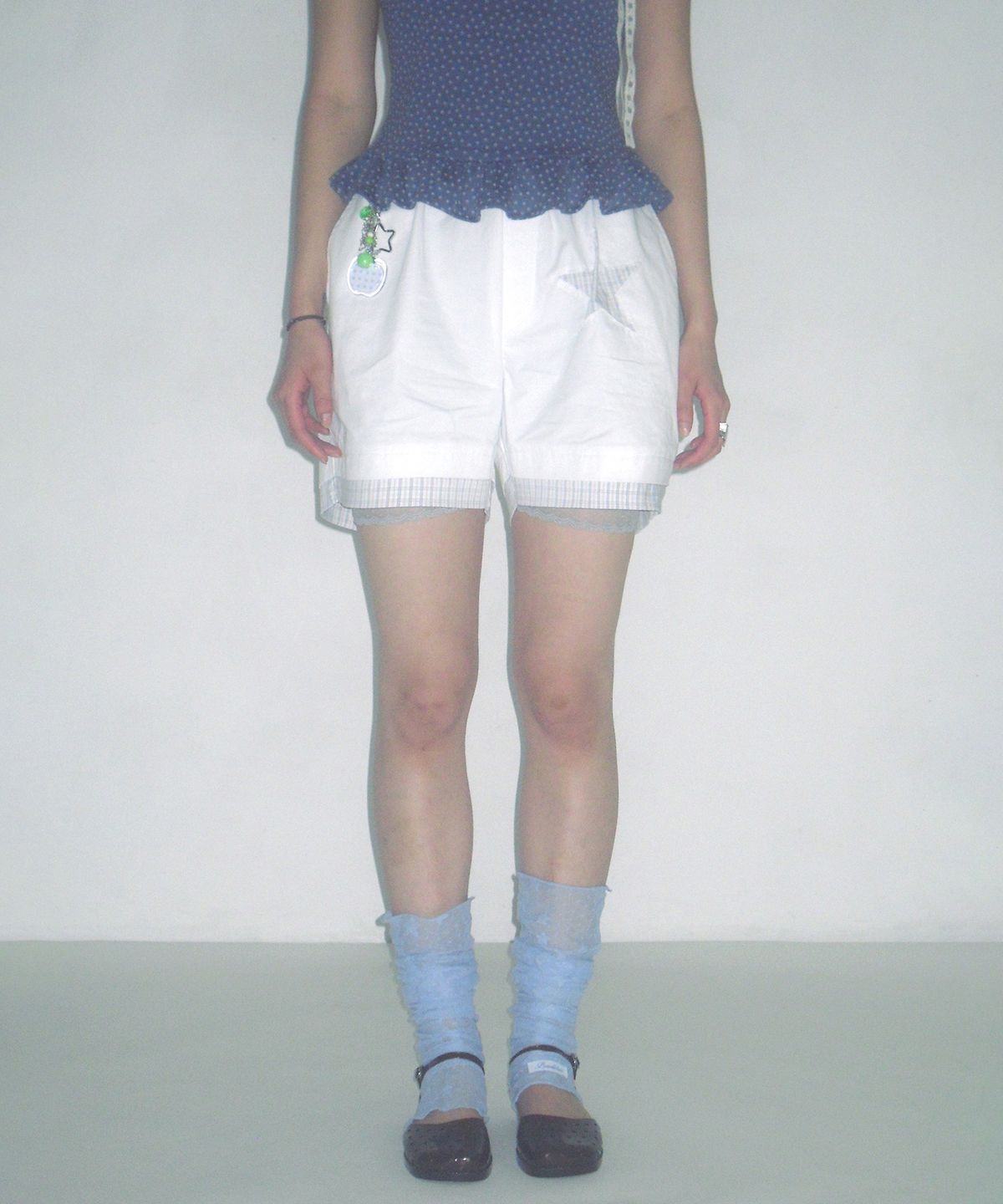 배드블루(BADBLUE) Milky Way Leg Warmer Skyblue