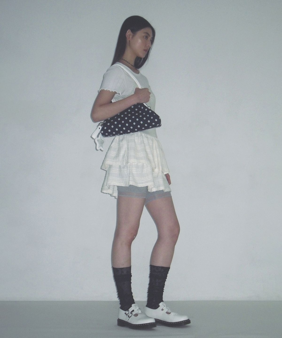 배드블루(BADBLUE) Milky Way Leg Warmer Black