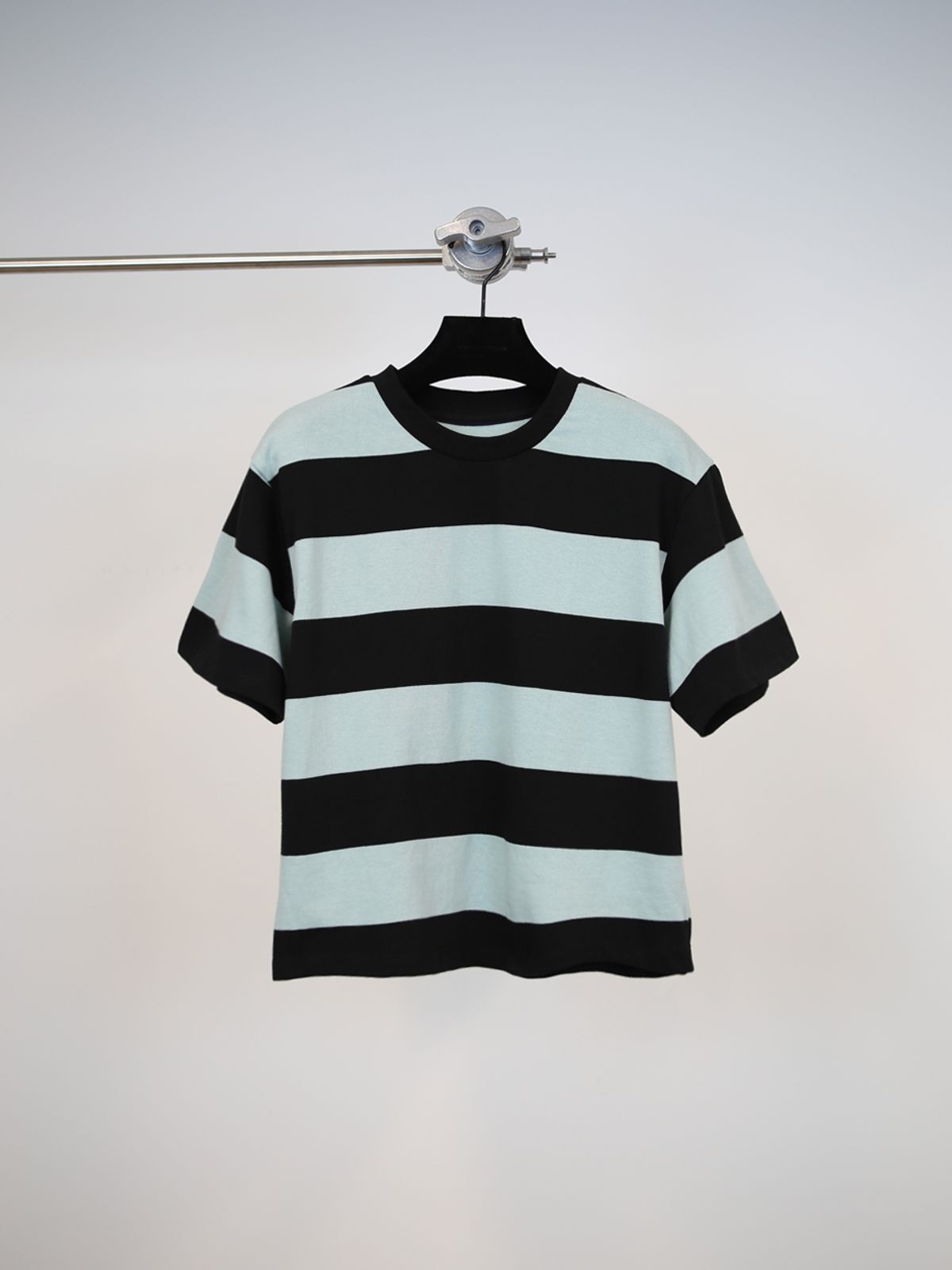 고저(GOZER) WANG STRIPE HALF T-SHIRT_MINT
