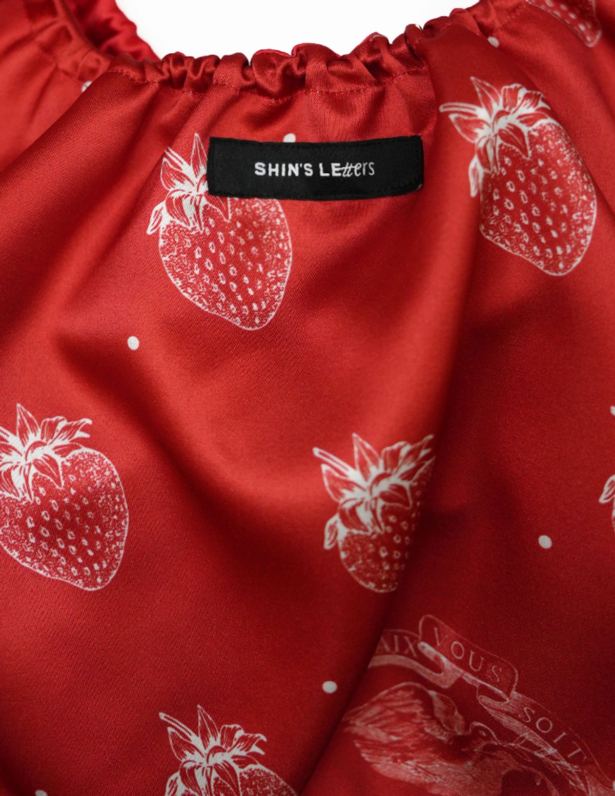 신스레터스(SHINS LETTERS) Letter Bag / Strawberry