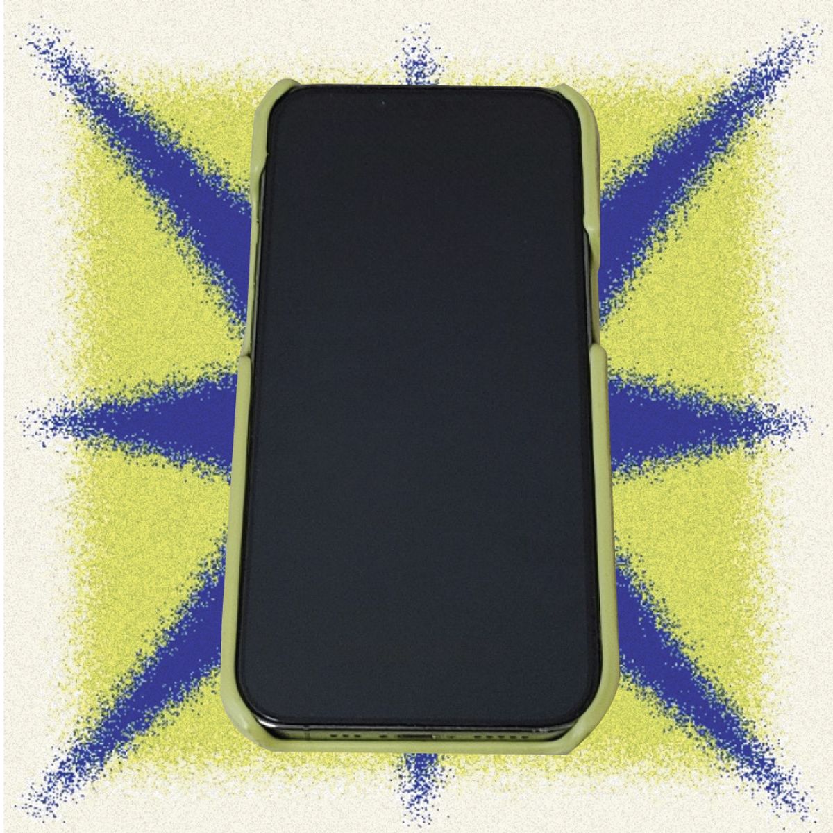 블레임 스튜디오(BLAMESTUDIO) Green Skull Leather case