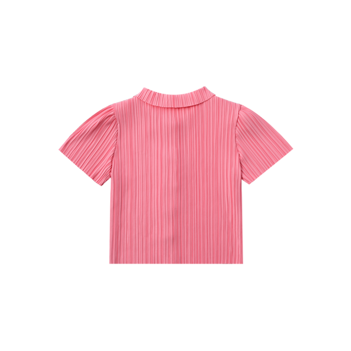 라메종드도도(LA MAISON DE DODO) Clair Summer Blouse in Pleats (Watermelon Pink)_여아용 플리츠 블라우스