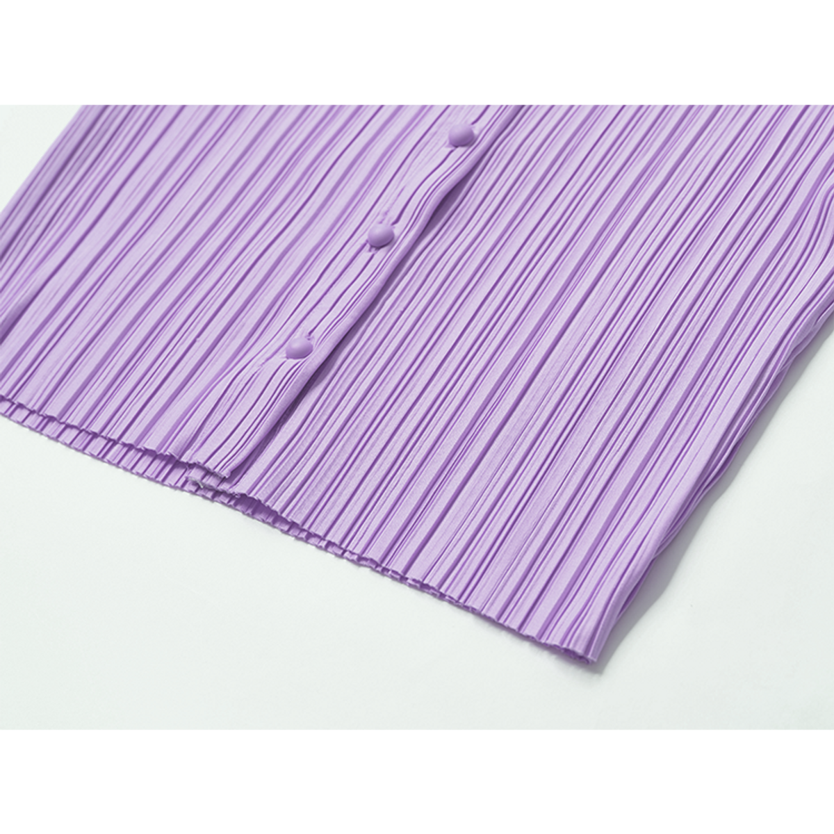 라메종드도도(LA MAISON DE DODO) Clair Summer Blouse in Pleats (Iris Purple)_여아용 플리츠 블라우스