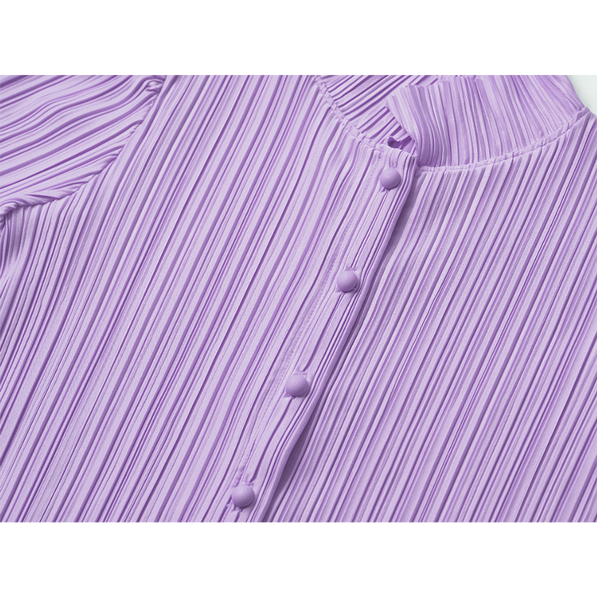 라메종드도도(LA MAISON DE DODO) Clair Summer Blouse in Pleats (Iris Purple)_여아용 플리츠 블라우스